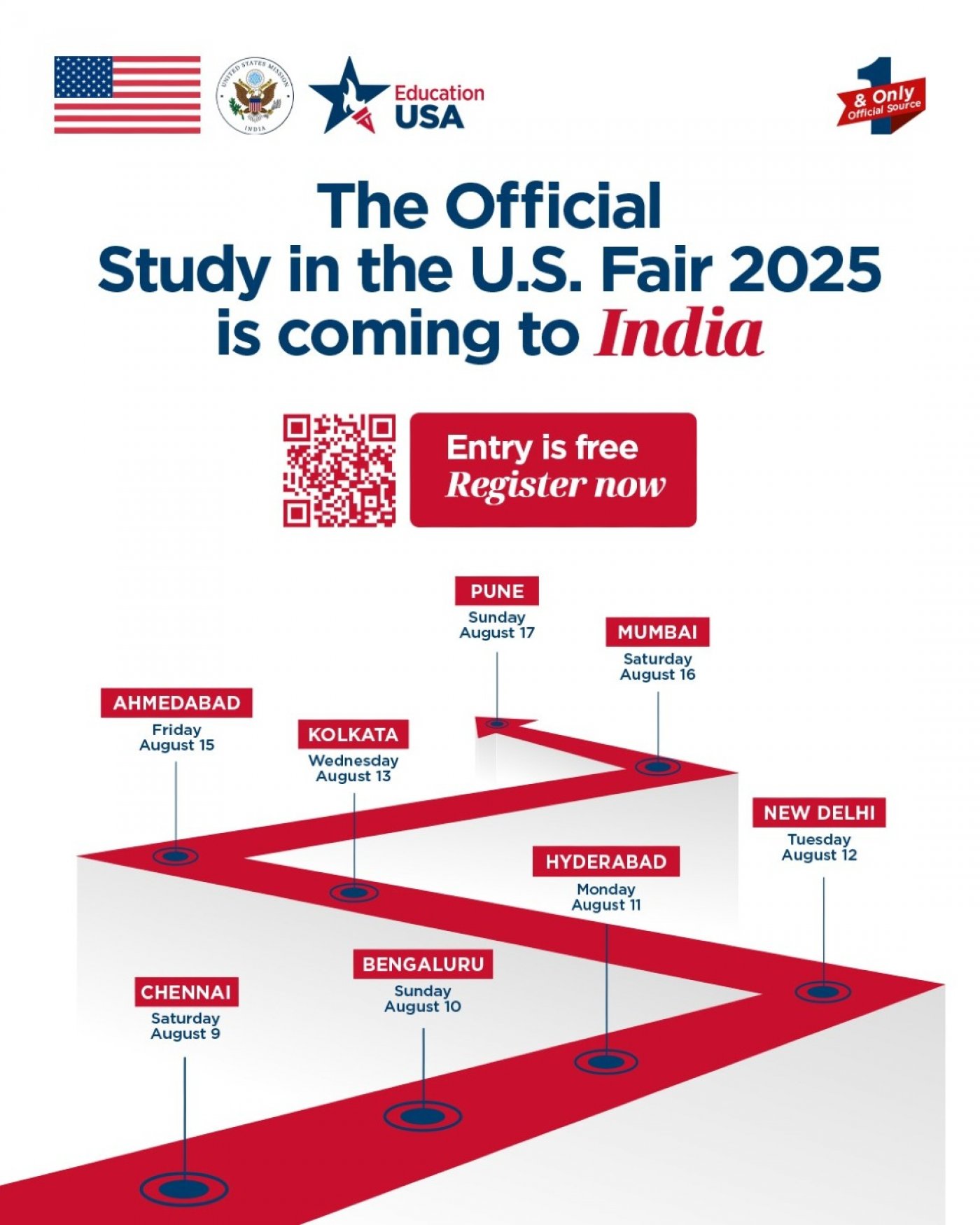 The Official Study in the U.S. University Fair 2025