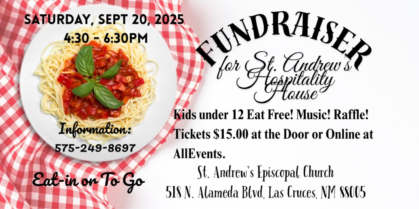 St. Andrew's Hospitality House Annual Spaghetti Dinner Fundraiser