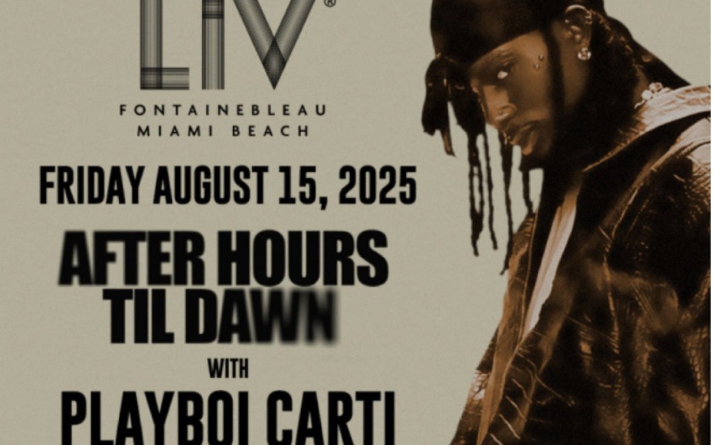 Playboi Carti Live at LIV Nightclub \u2013 Friday, August 15, 2025