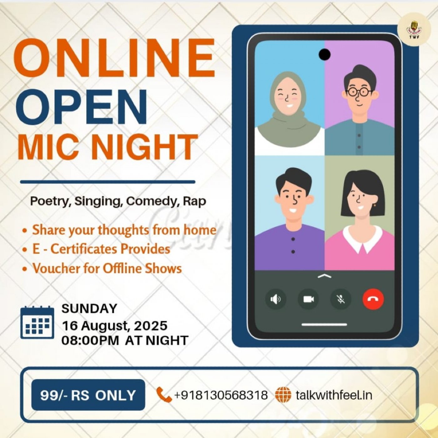 Zubaan se Dil Tak - Online Open Mic