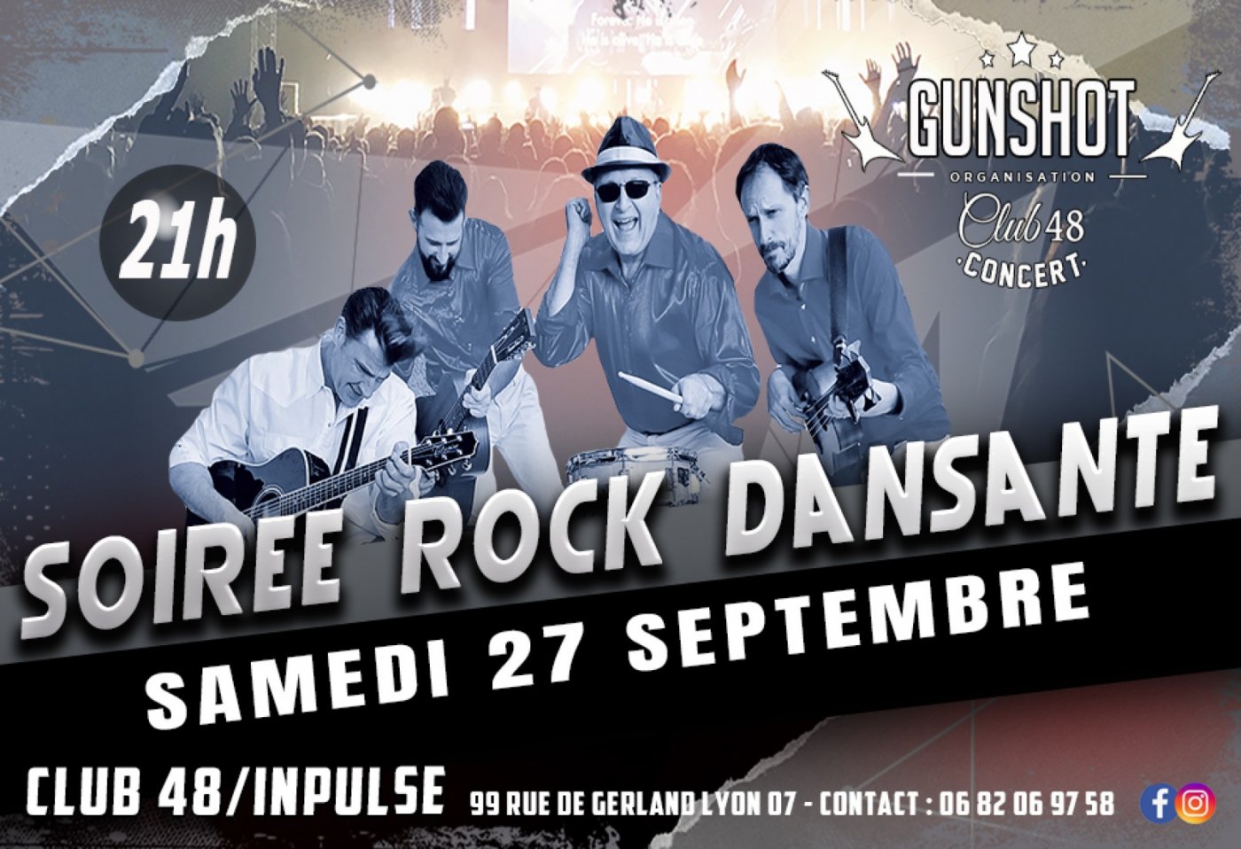 Concert Dansant avec les GUNSHOT \u00e0 Lyon 07