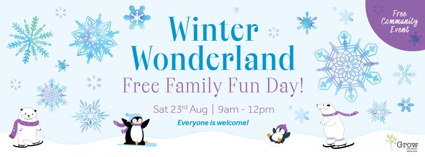 FREE Family Fun Day Winter wonderland