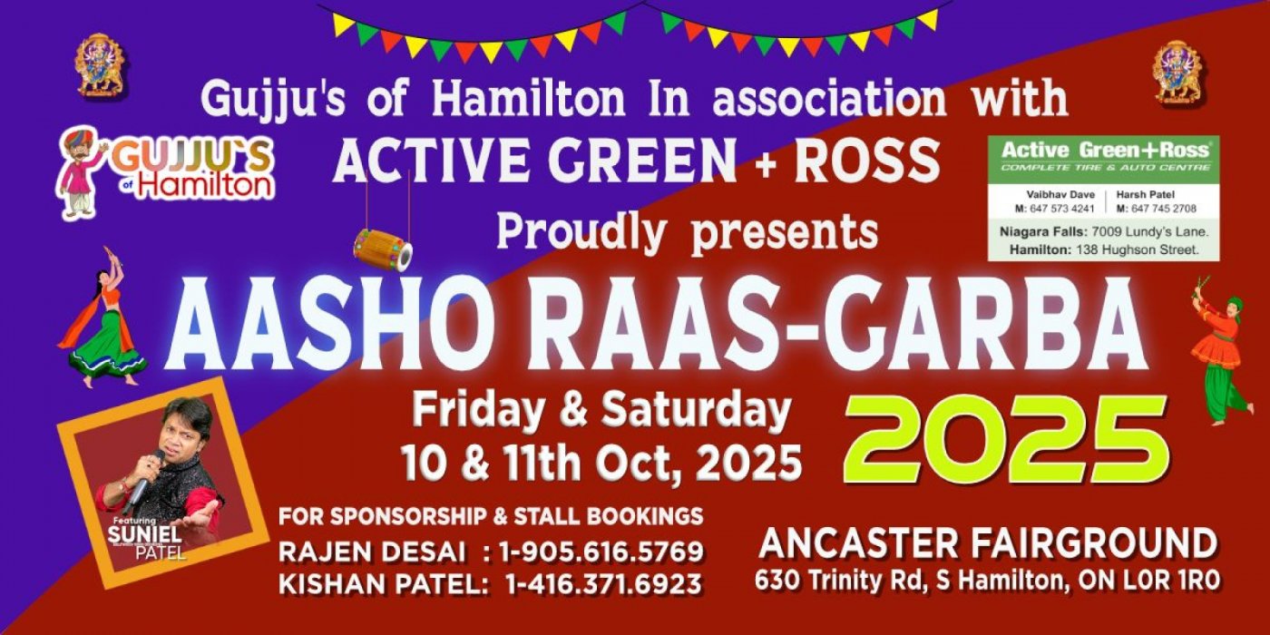Gujju's of Hamilton ASHO RASGARBA 2025