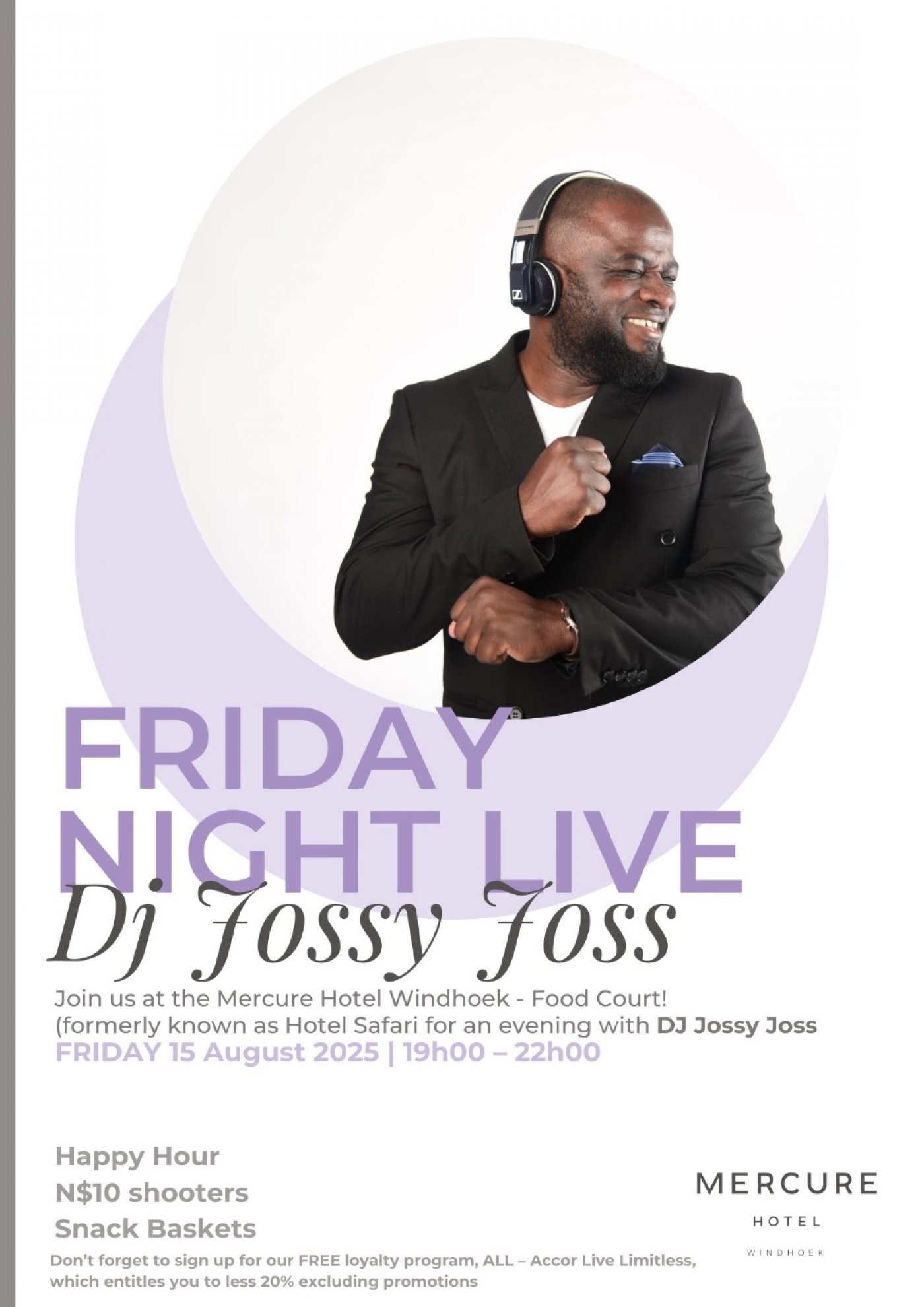 Friday Night Live with DJ Jossy Joss