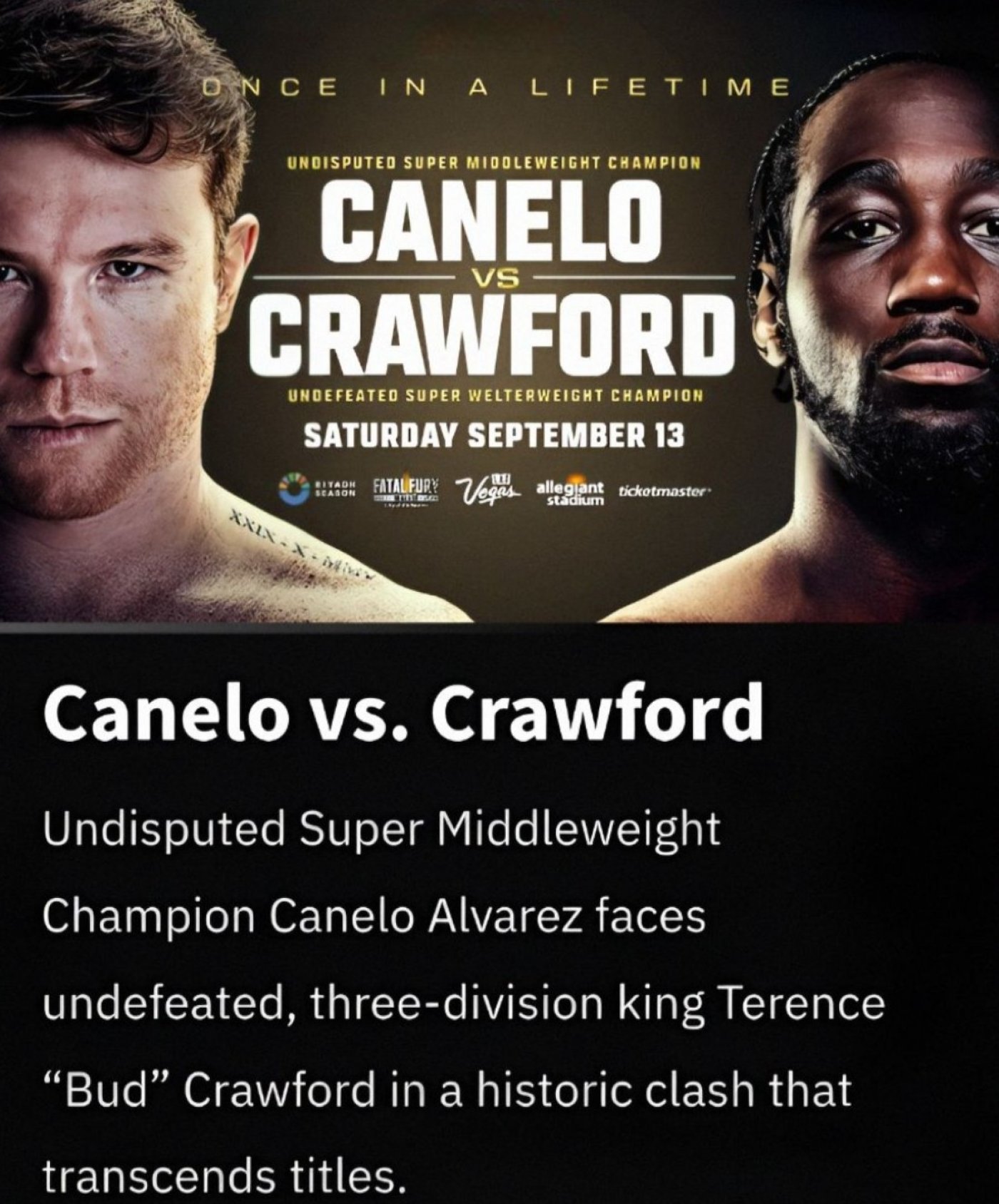 CANELO VS CRAWFORD FIGHT (DAY PARTY & CONCERT) 18+ LADIES | 21+ MEN ( SCAN YOUR TICKET)