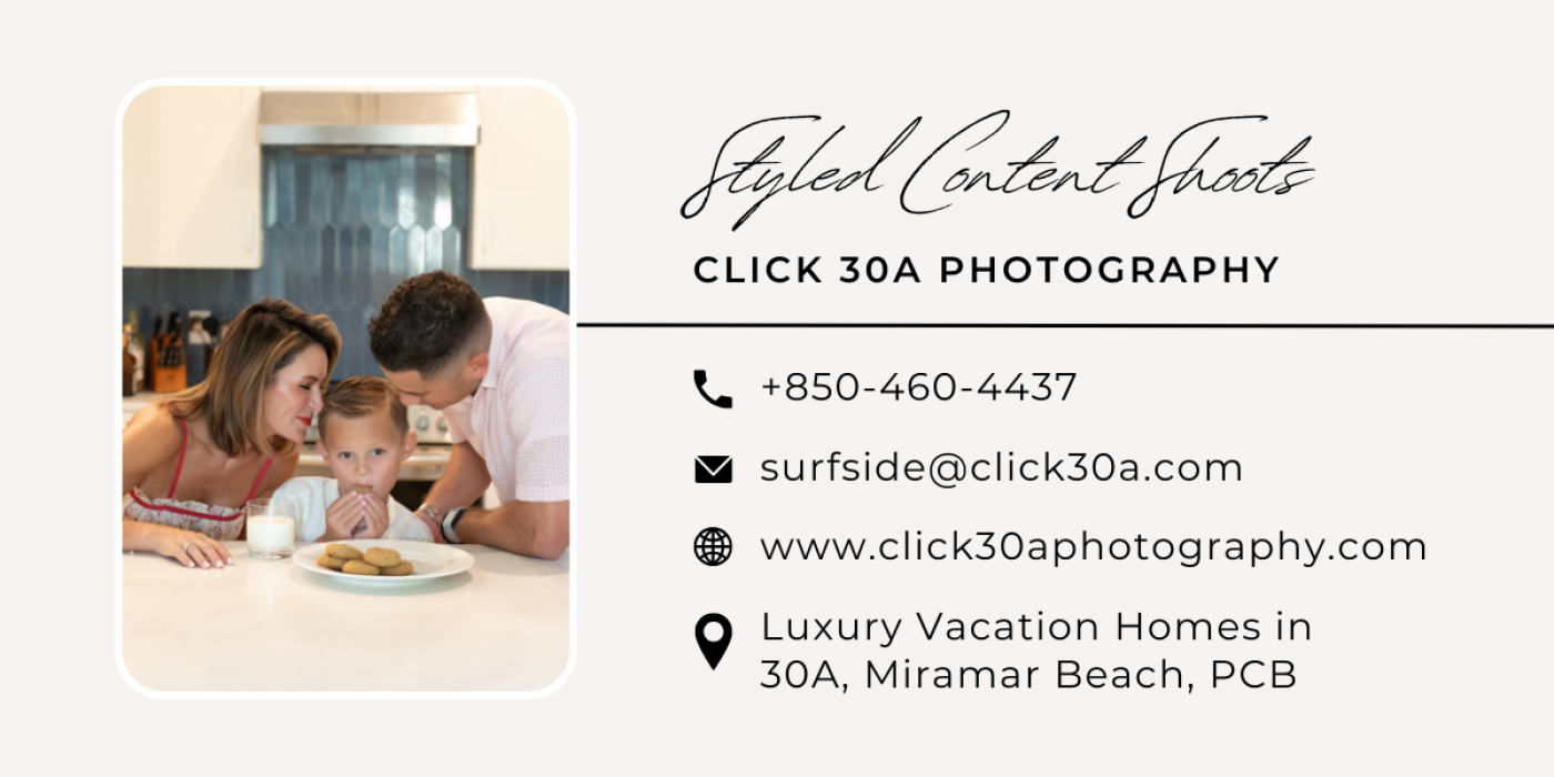 The Styled Photoshoot Experience: 30A Luxury Homes