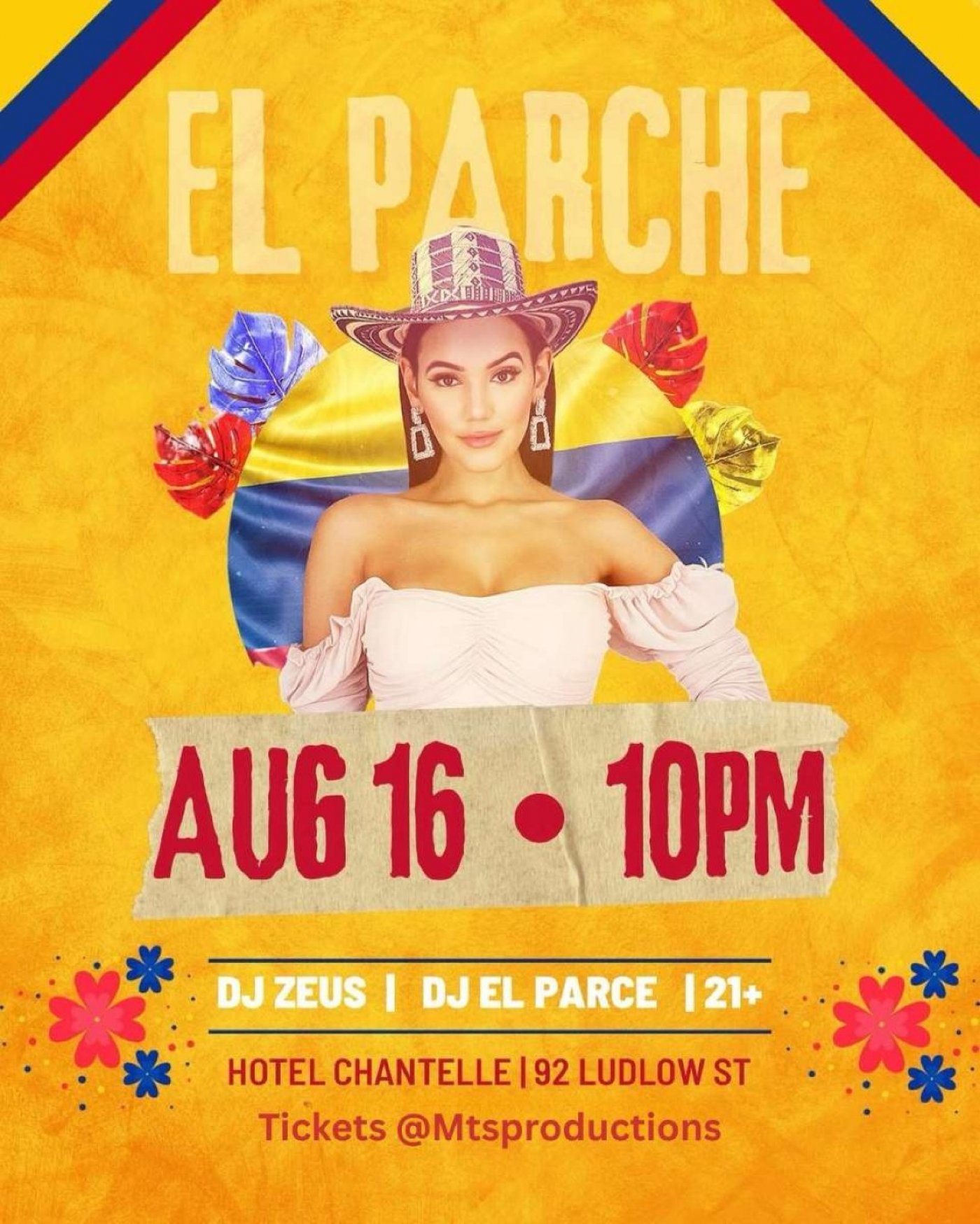 EL PARCHE \u2013 Colombian Crossover Rooftop Party at Hotel Chantelle NYC
