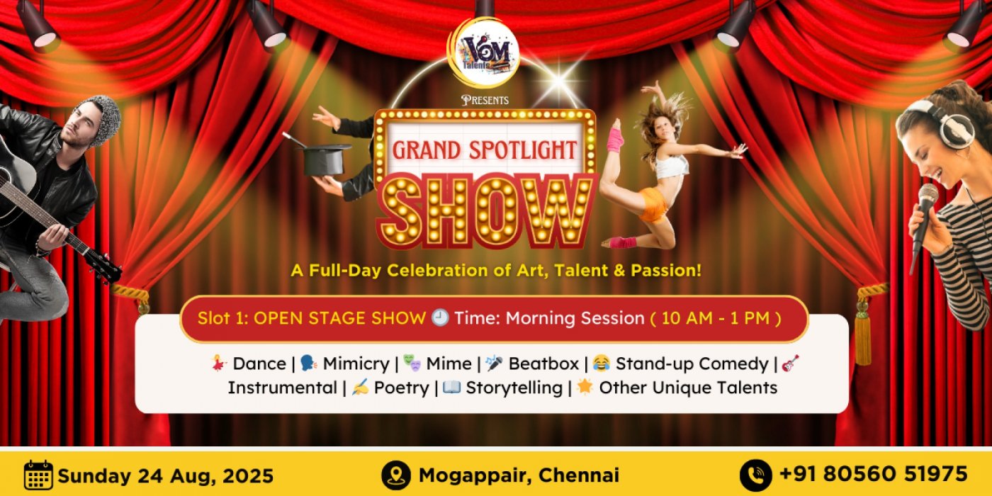 Grand Spotlight Show by VOM Talents Studio
