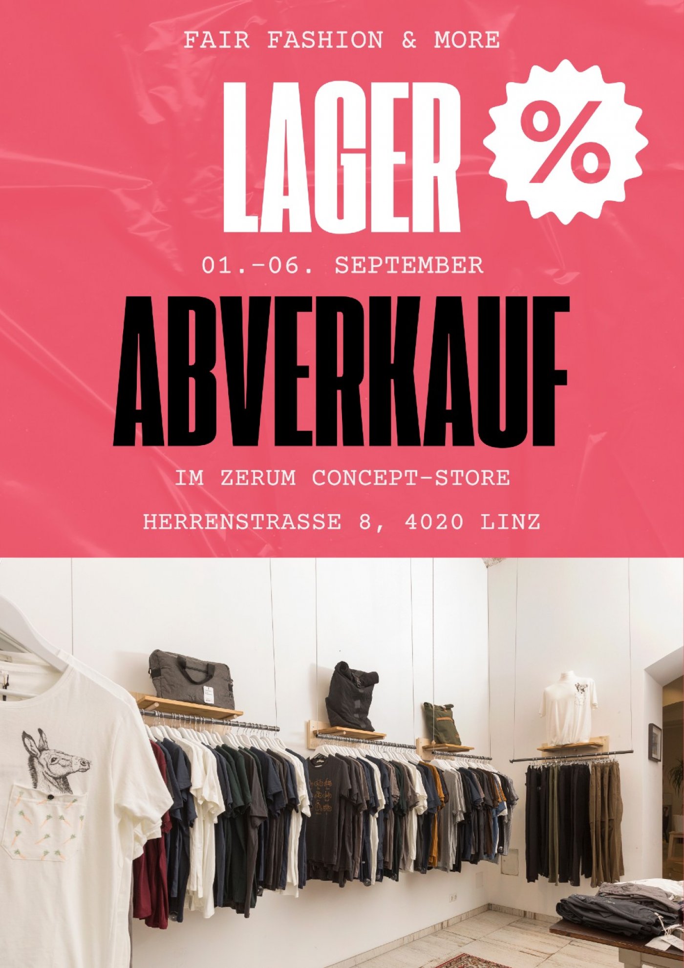 Lagerabverkauf Zerum Linz