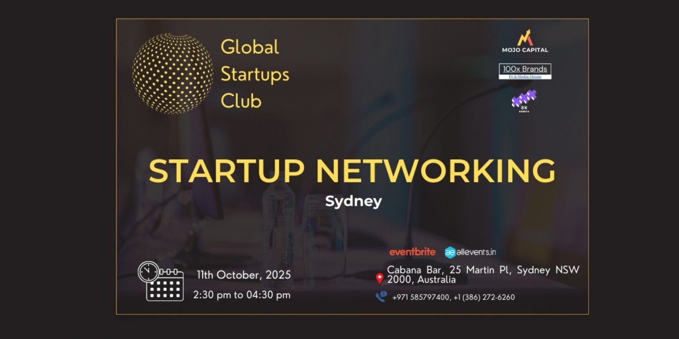STARTUP NETWORKING Sydney Australia 2025