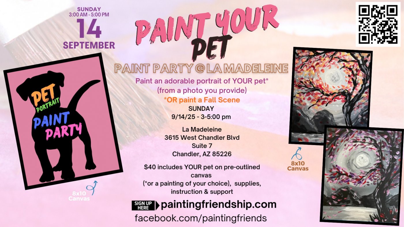 Paint Party: Paint Your Pet! (or something else)