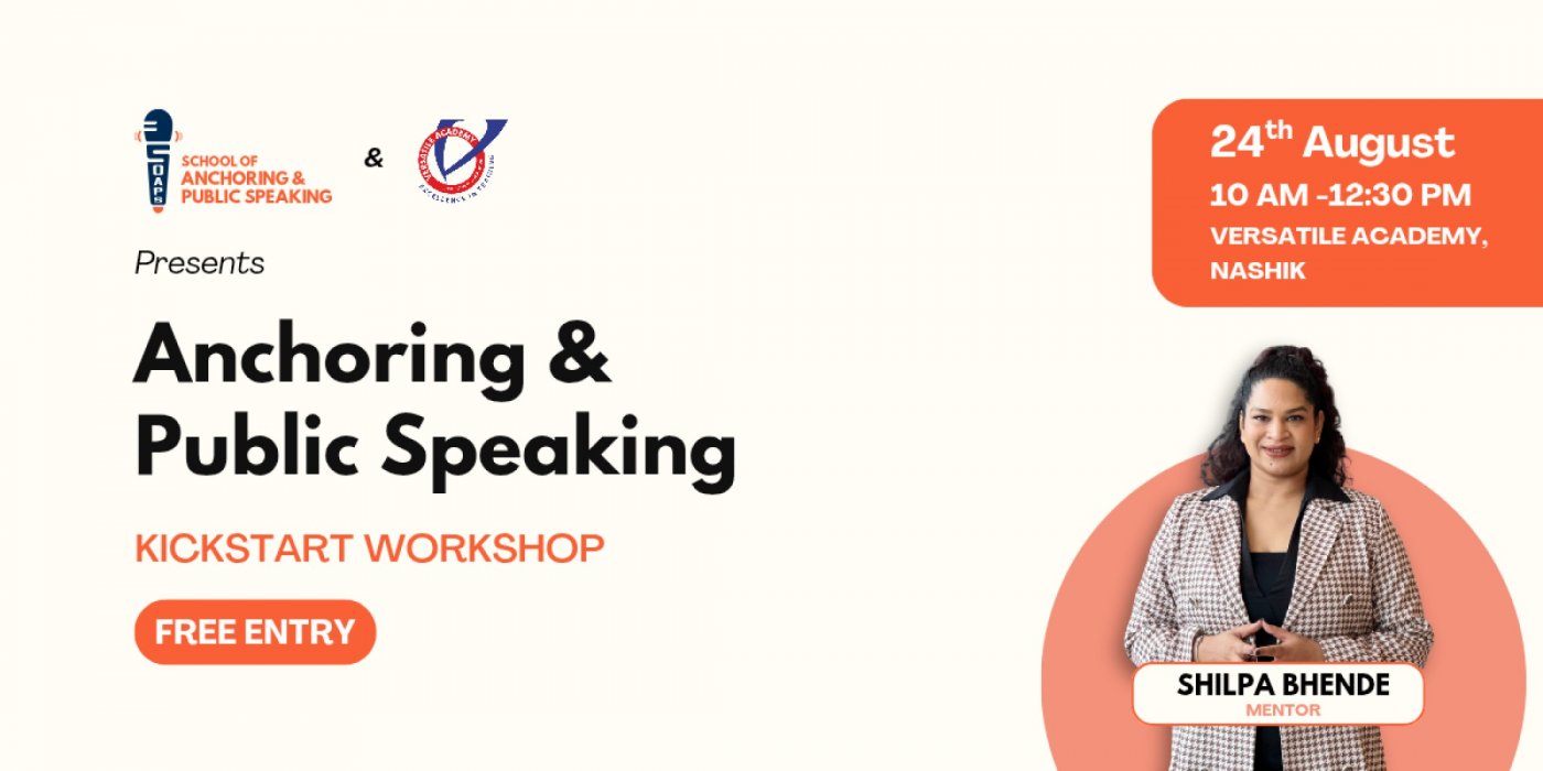 Anchoring & Public Speaking Kickstart Workshop - Nashik (Batch 2)