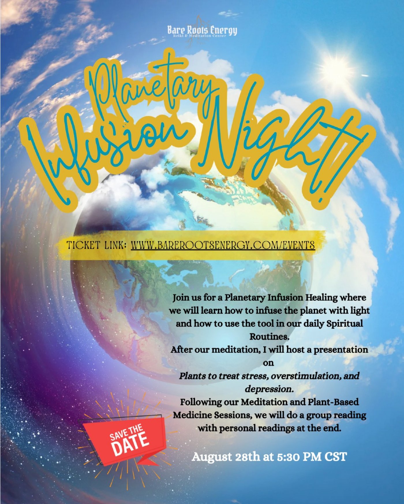 Planetary Infusion Gathering: Meditation for Us All