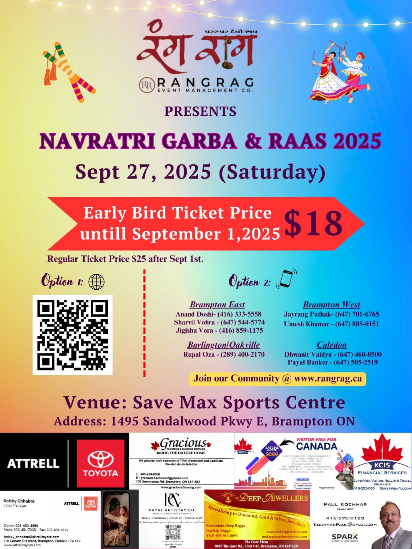 Rang Rag Navratri Garba, Raas 2025