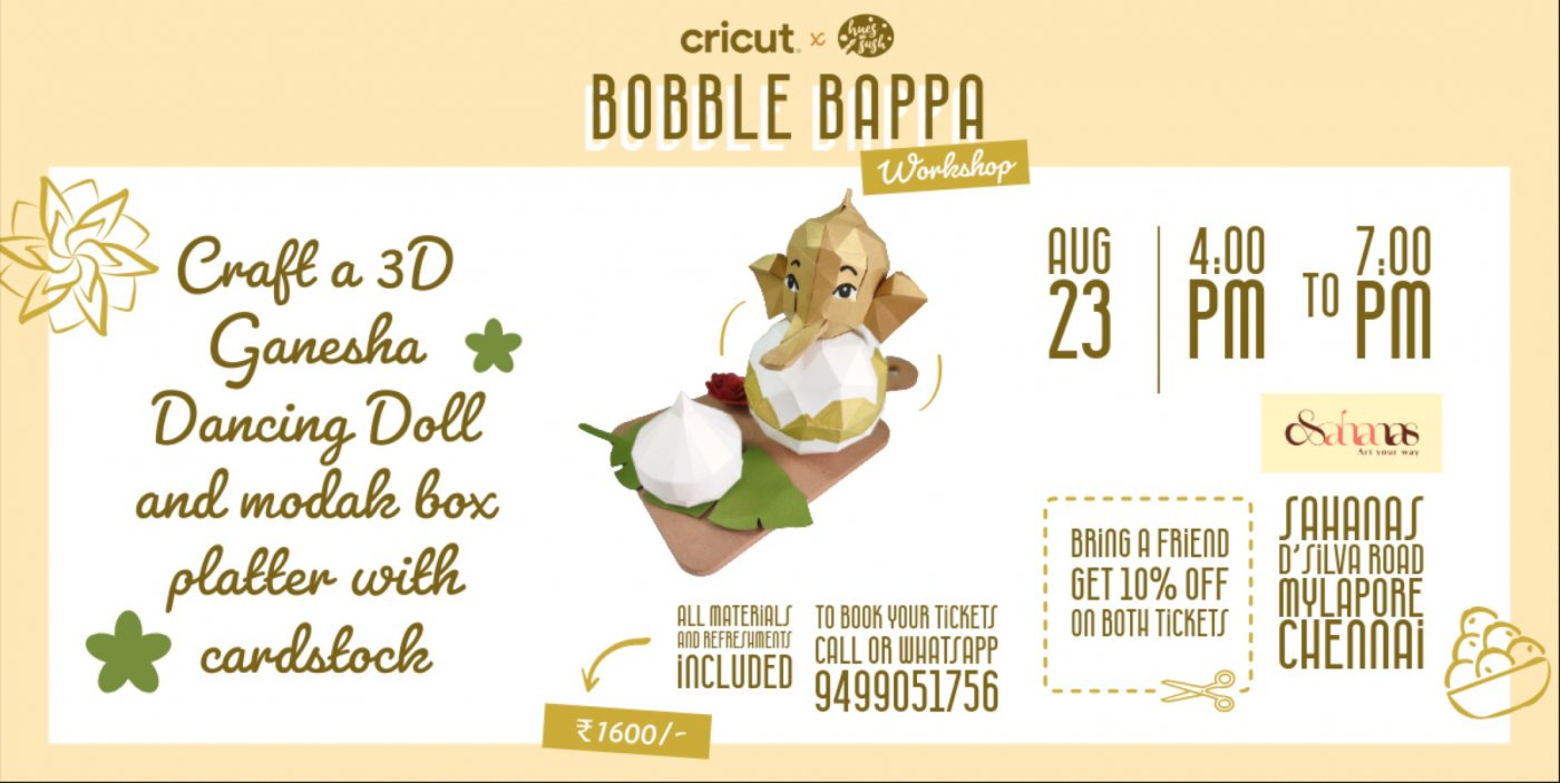 Bobble Bappa papercraft workshop