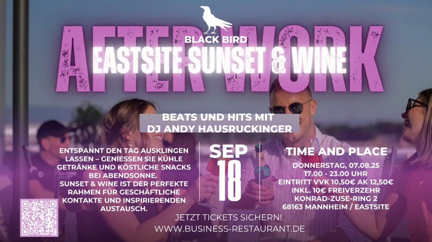 After Work \u2013 Eastsite Sunset & Wine