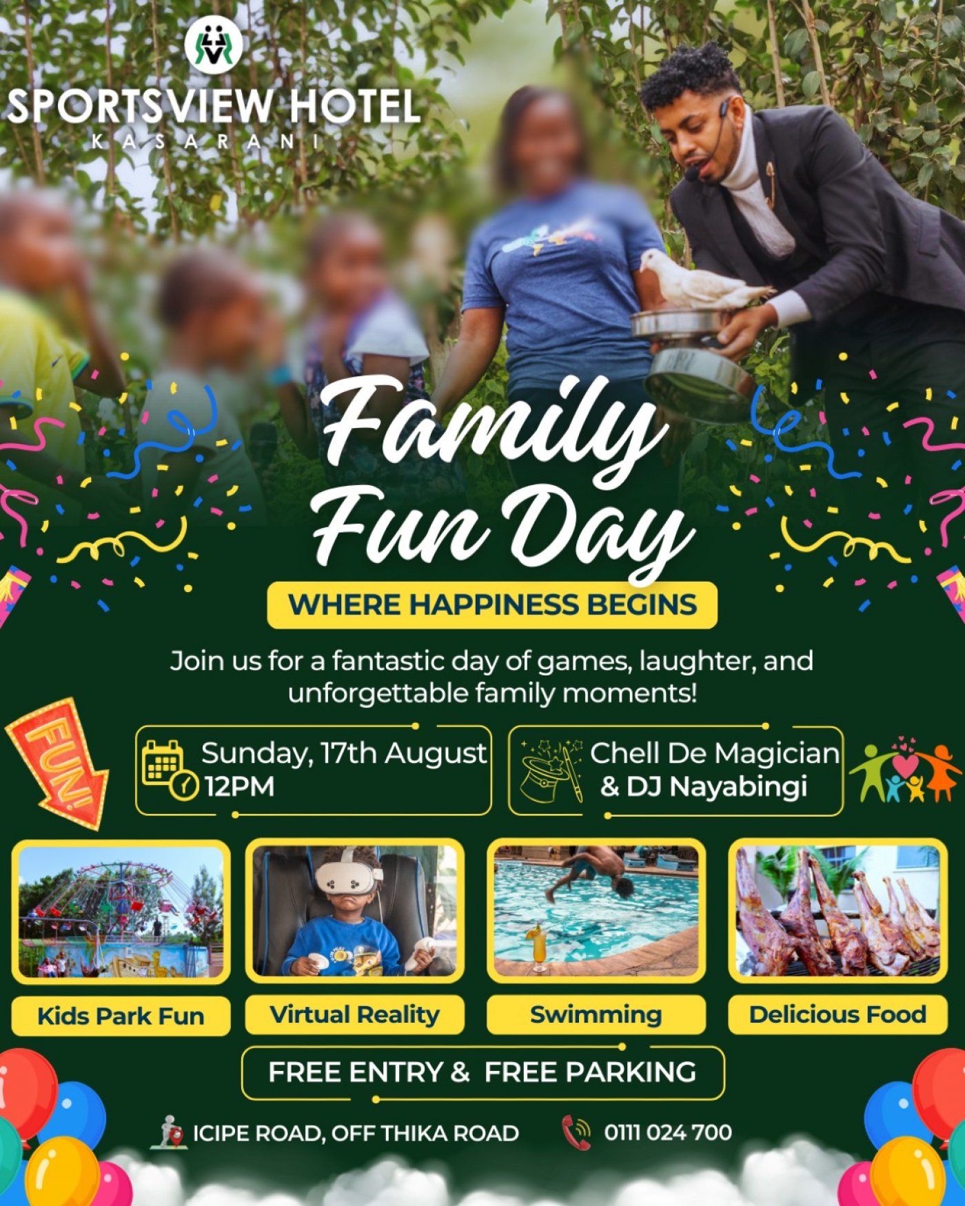 Family Fun Day at Sportsview Hotel Kasarani