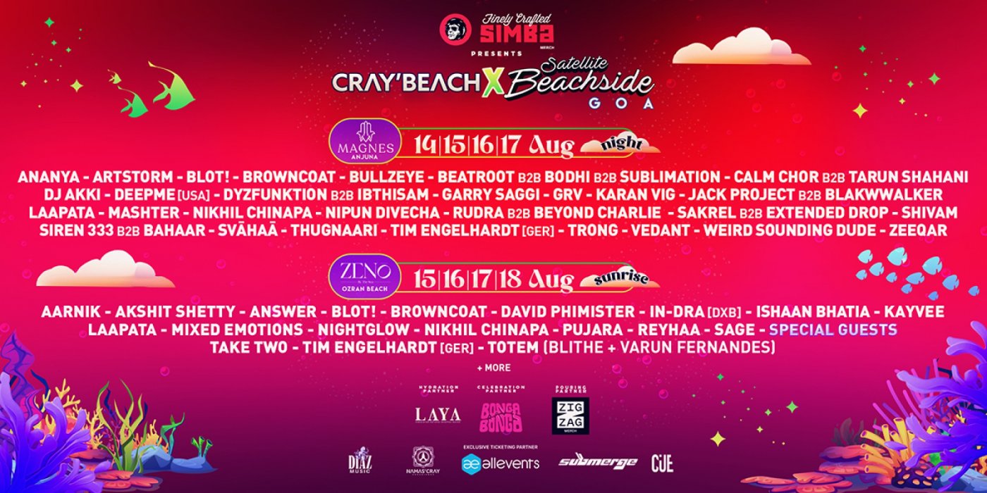 Satellite Beachside X Cray'Beach August Edition