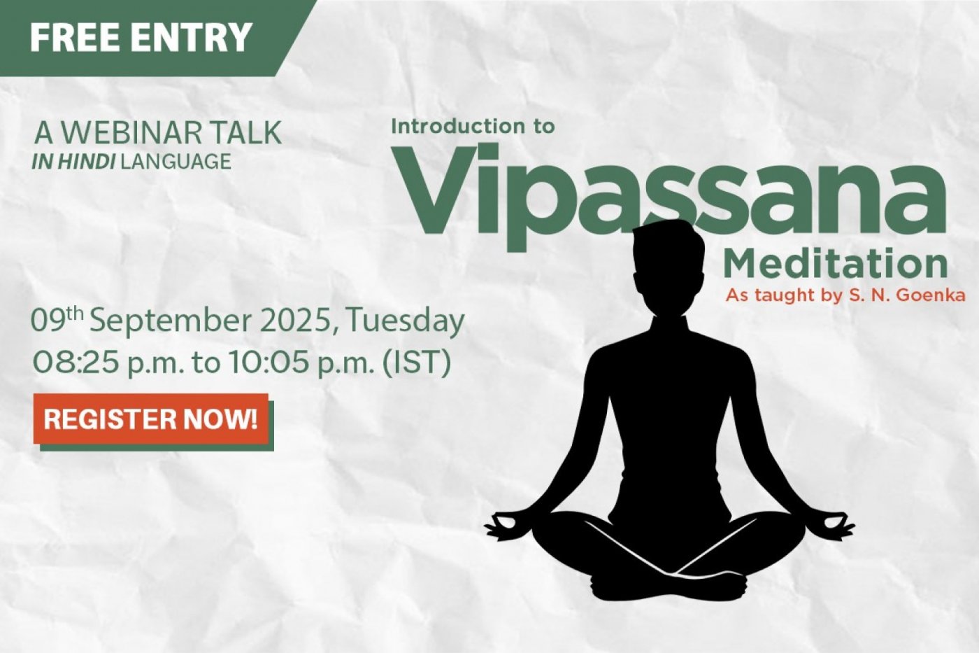 Introduction To Vipassana Meditation