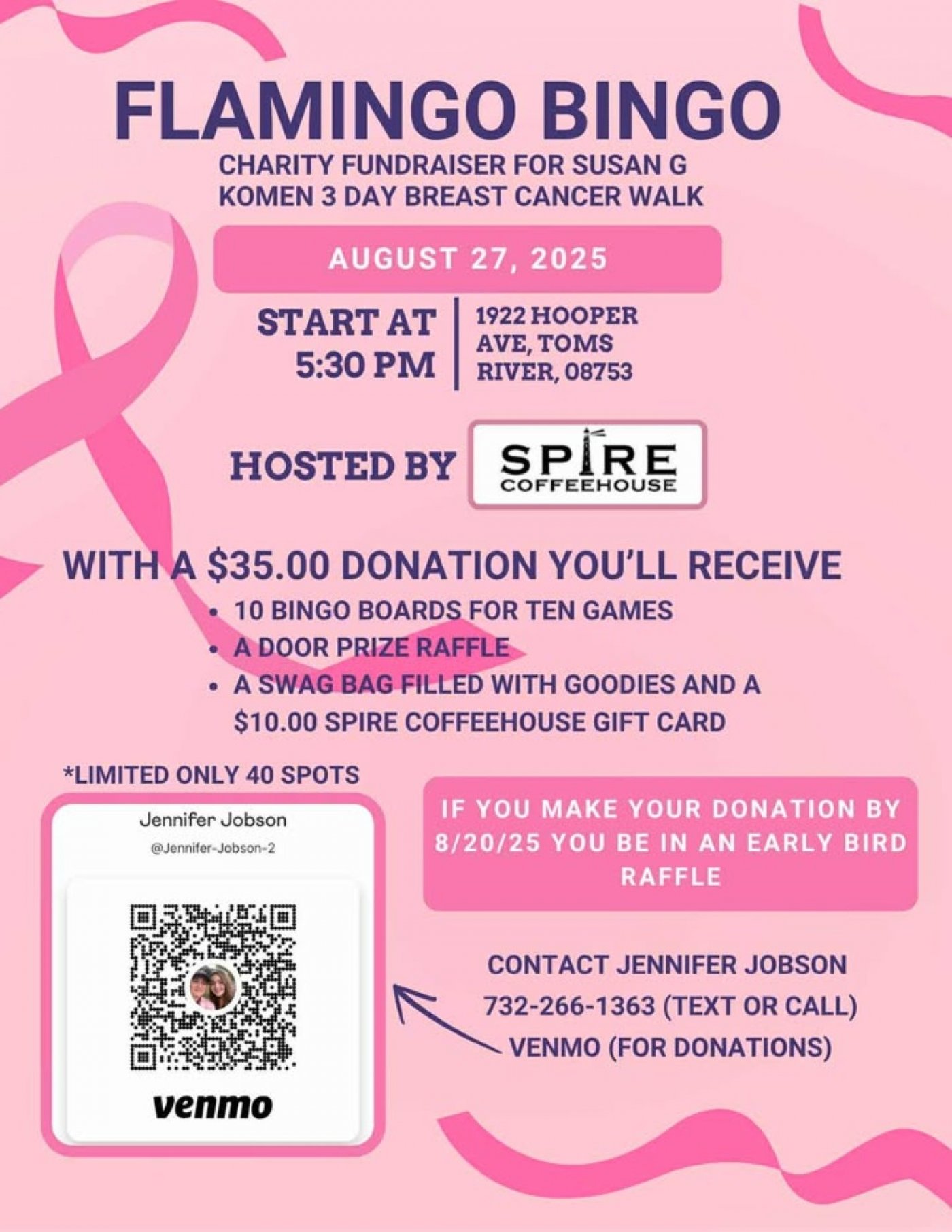 Flamingo Bingo Fundraiser