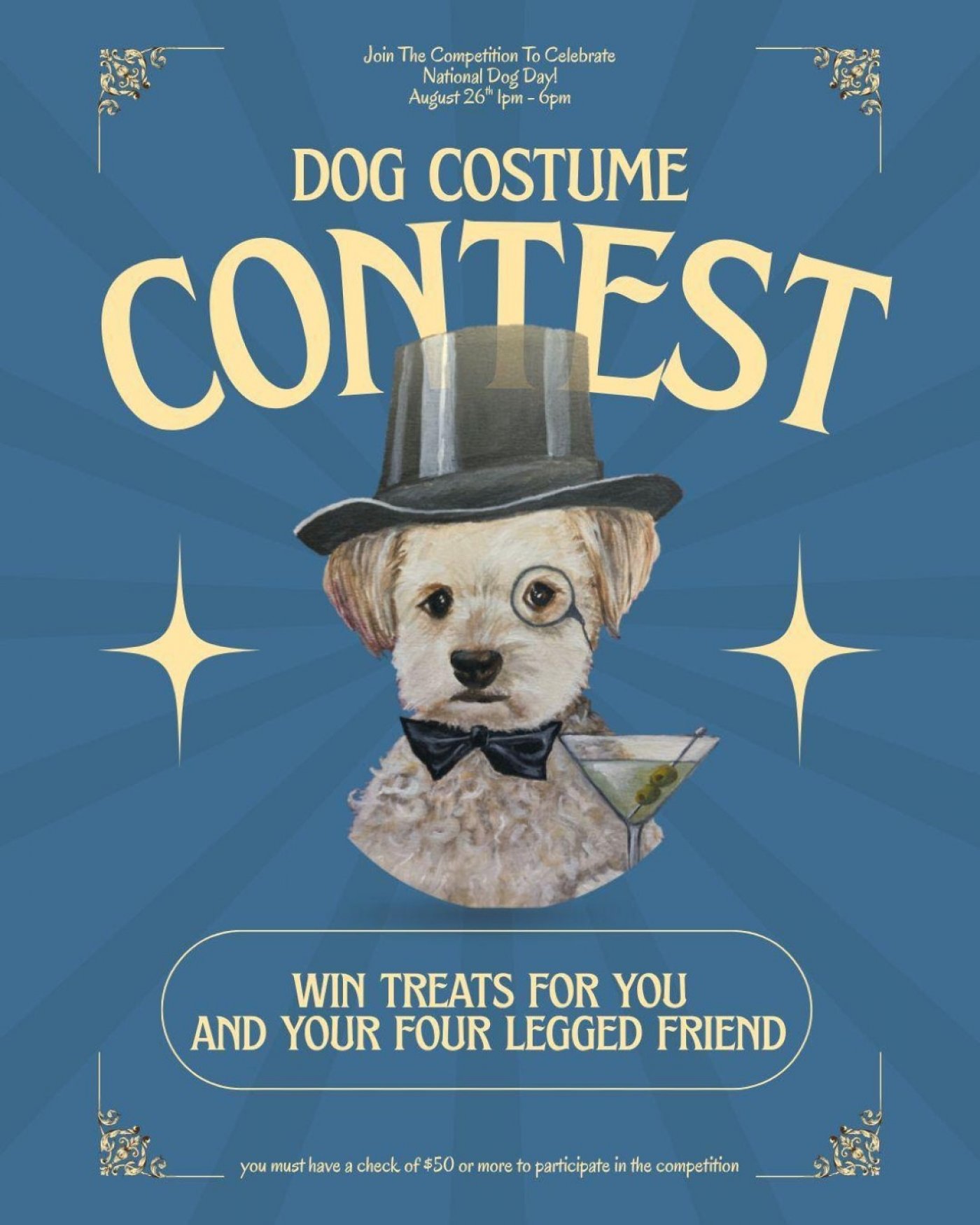 Celebrate National Dog Day with a Dog Costume Contest at Loulou on 8\/26