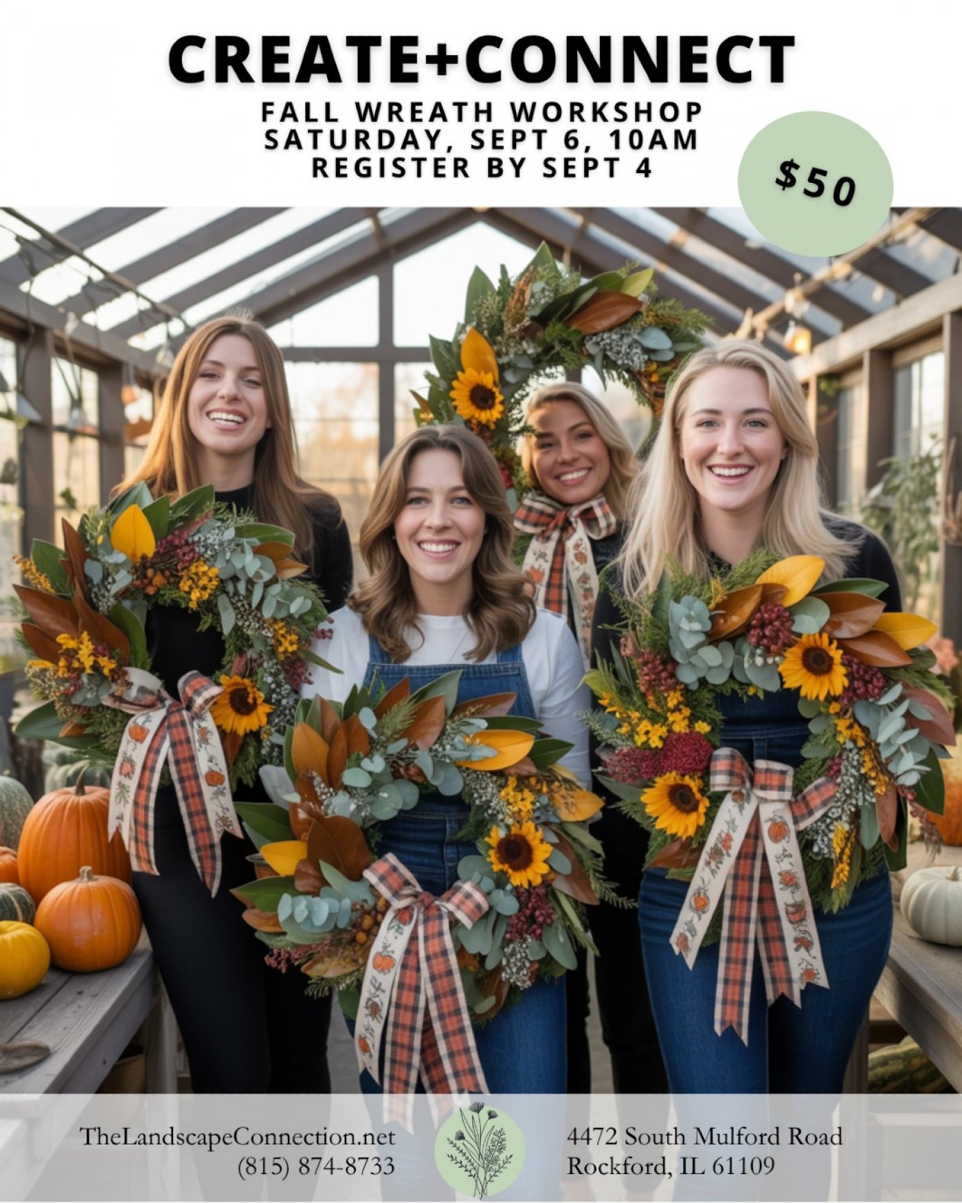 Create + Connect: Fall Wreath Workshop