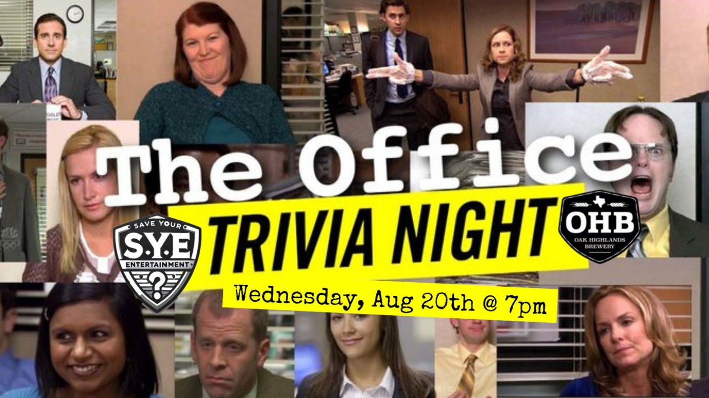 THE OFFICE TRIVIA @ Oak Highlands Brewery