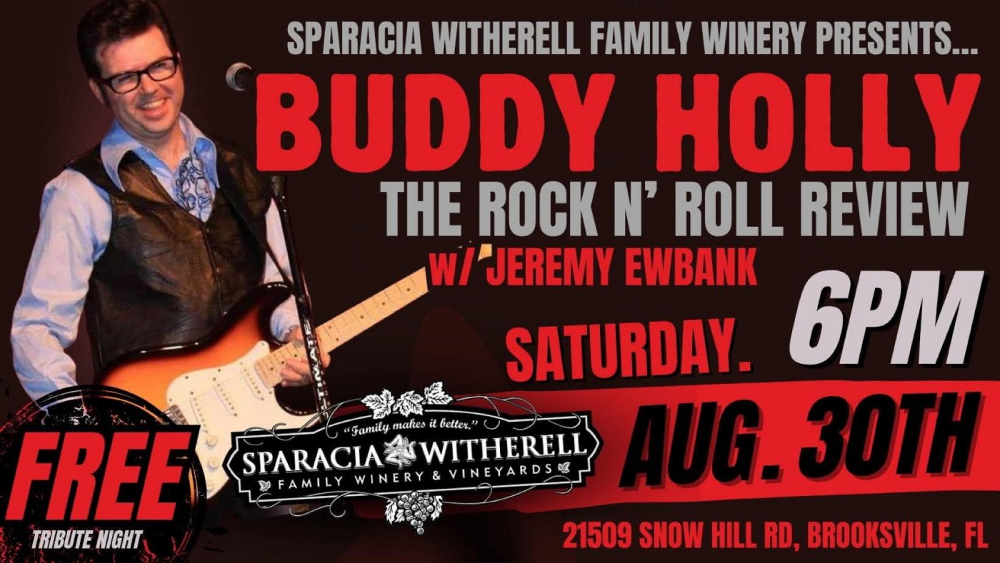 Jeremy Ewbank A Buddy Holly Rock N' Roll Revue