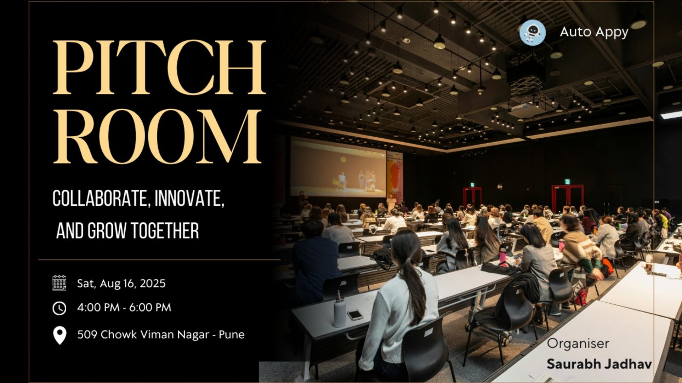 The Pitch Room \u2013 Where Startups Meet, Share, and Grow