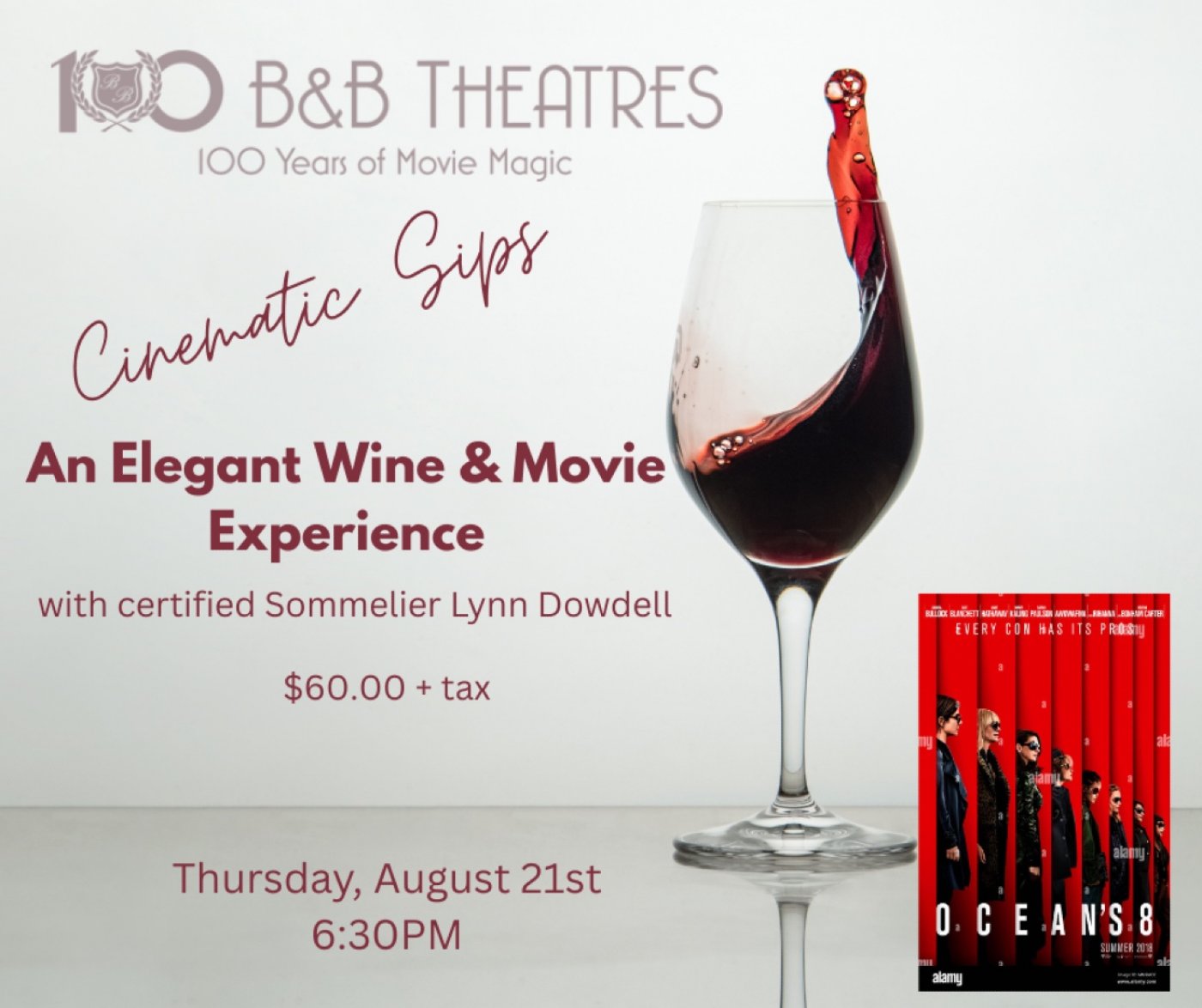 Cinematic Sips: An Elegant Wine Experience