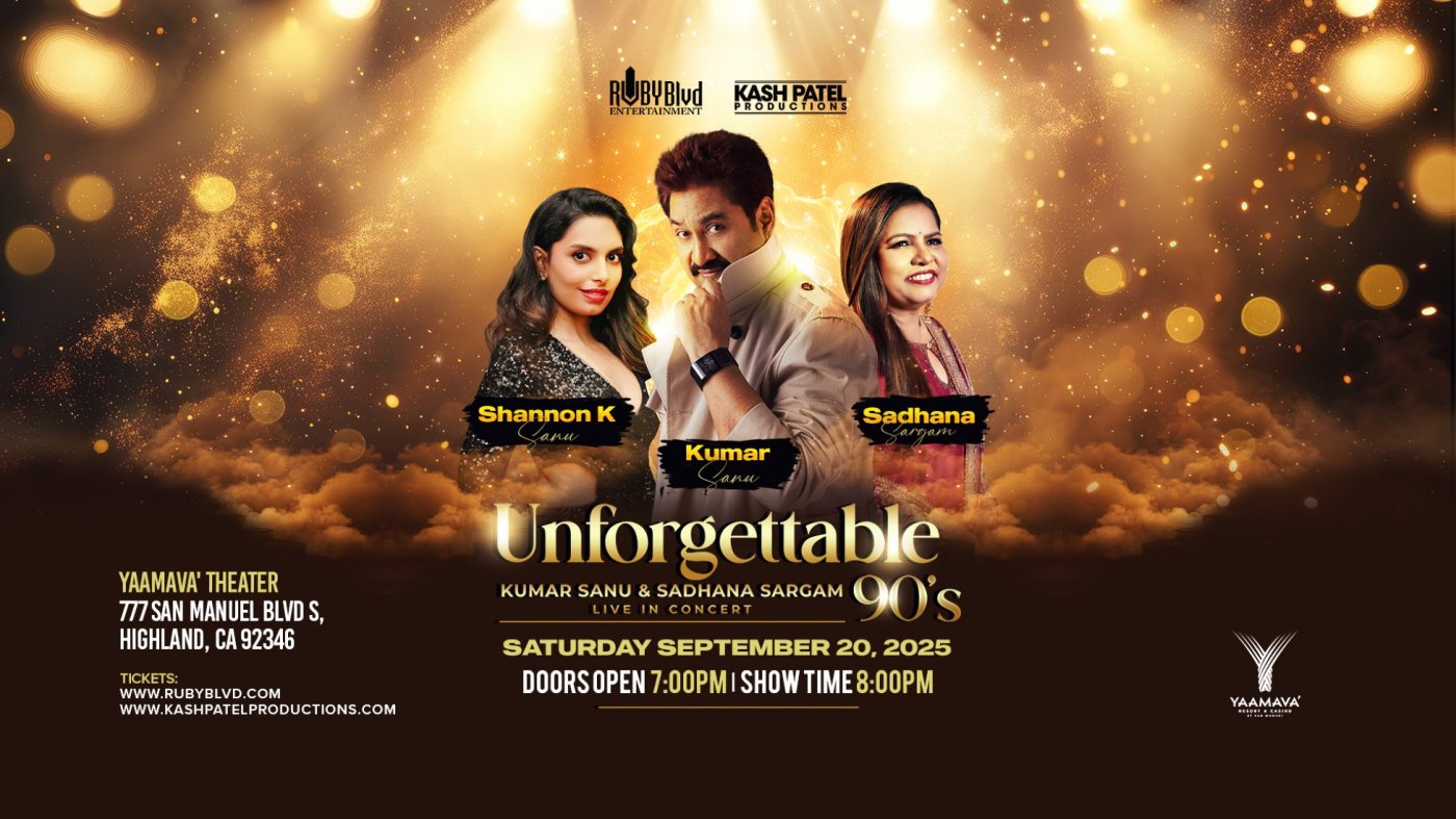 Kumar Sanu & Sadhana Sargam Live in Concert \u2013 Yaamava\u2019 Resort & Casino