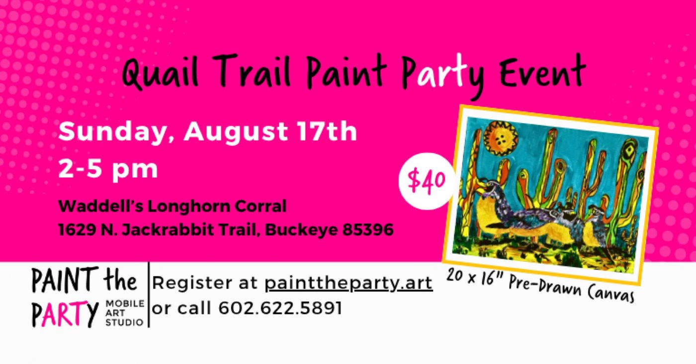 Quail Trail Paint Party Event
