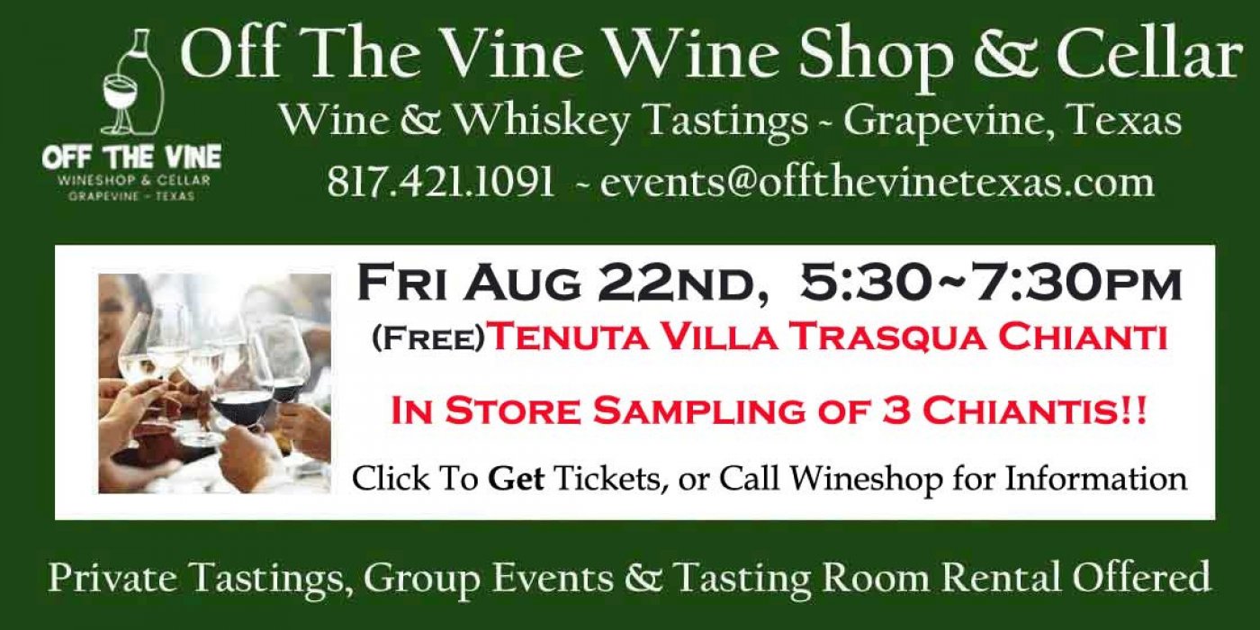 WOW! Fri Wine Chianti In Shop Intro! Tenuta Villa Trasqua W\/ Sara Pianigiani