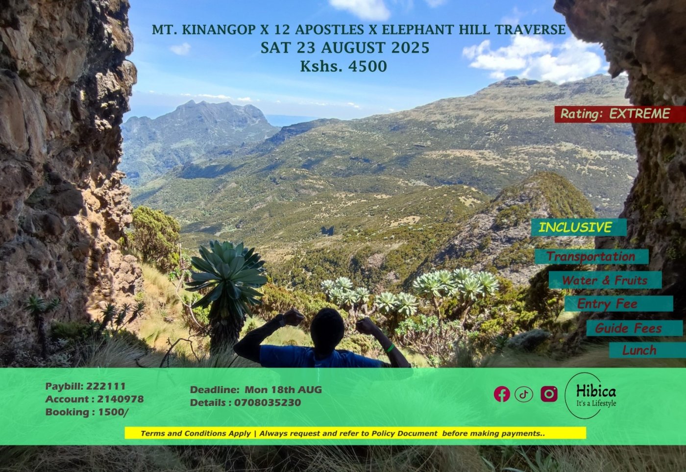 Mt. Kinangop, 12 Apostles and Elephant Hill Traverse Hike