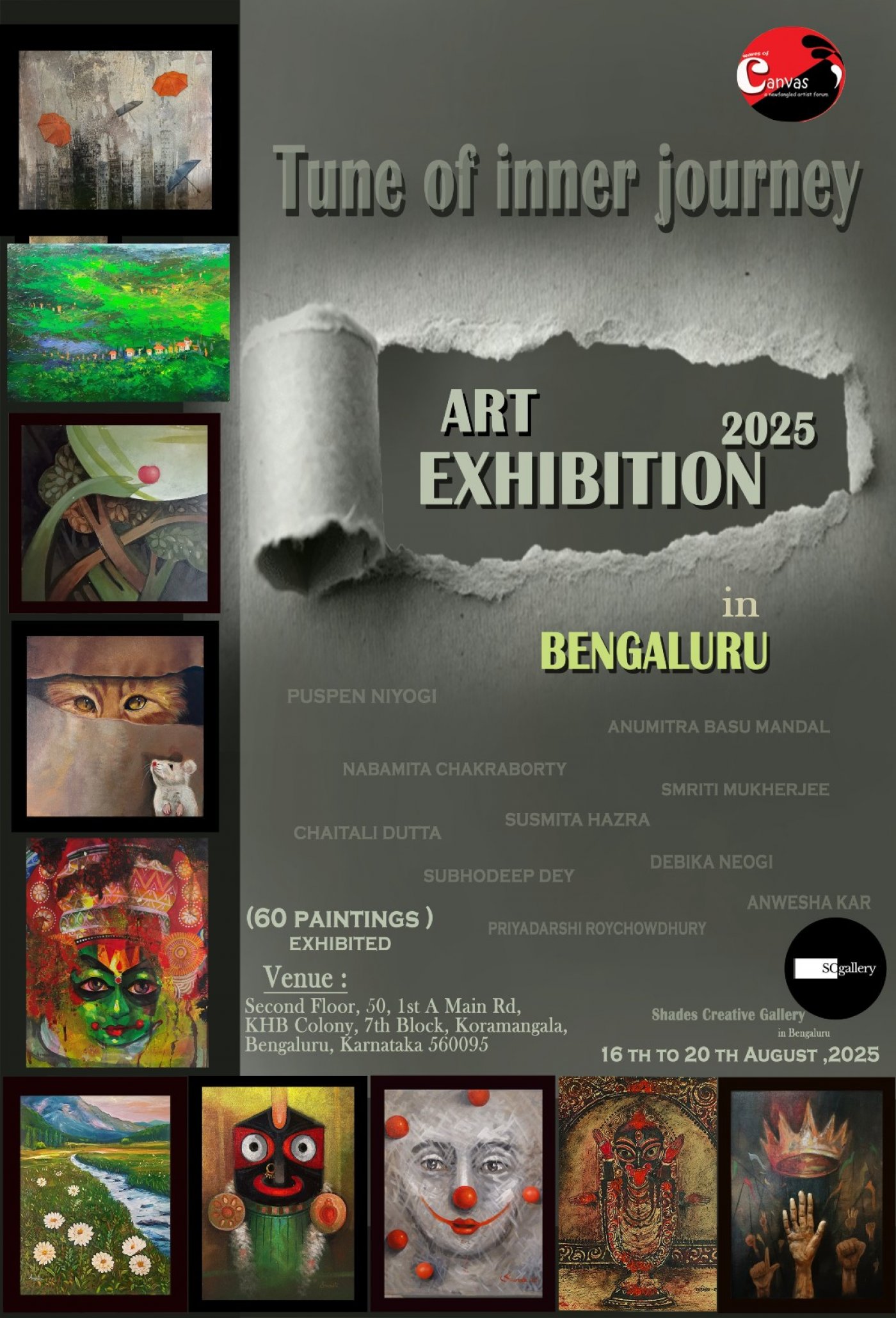 Tune of inner Journey ( Art exhibition by Bengali Artists)