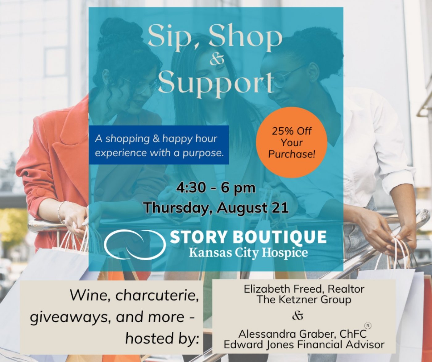  Sip, Shop & Support at Story Boutique 