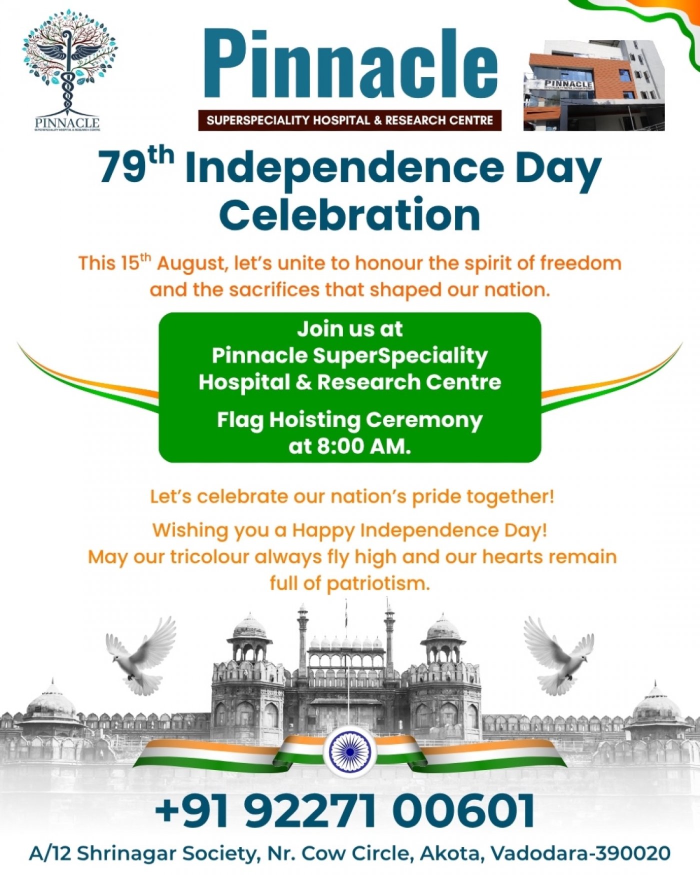 Flag hoisting - independence day