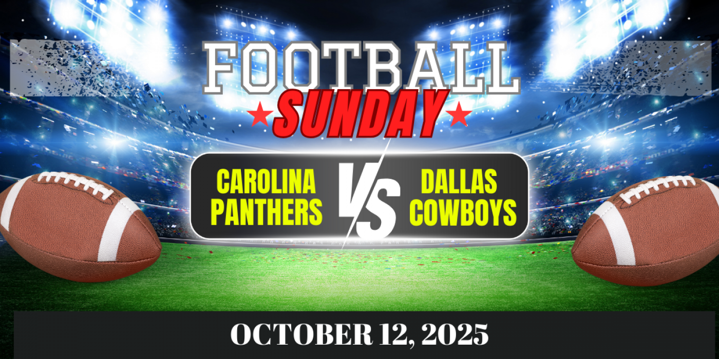 CAROLINA PANTHERS vs DALLAS COWBOYS PACKAGE