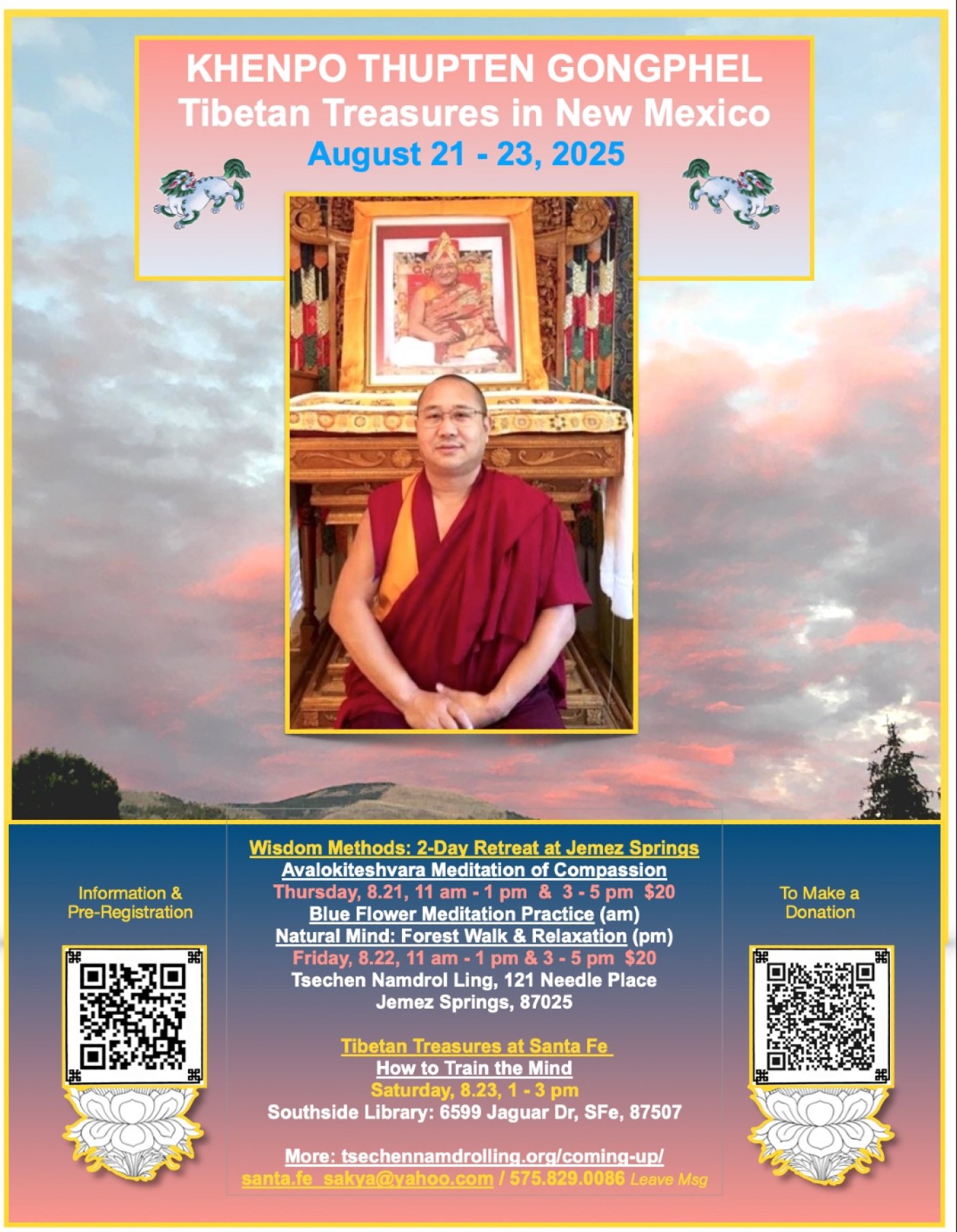Khenpo Gongphel ~ Tibetan Treasures in New Mexico j