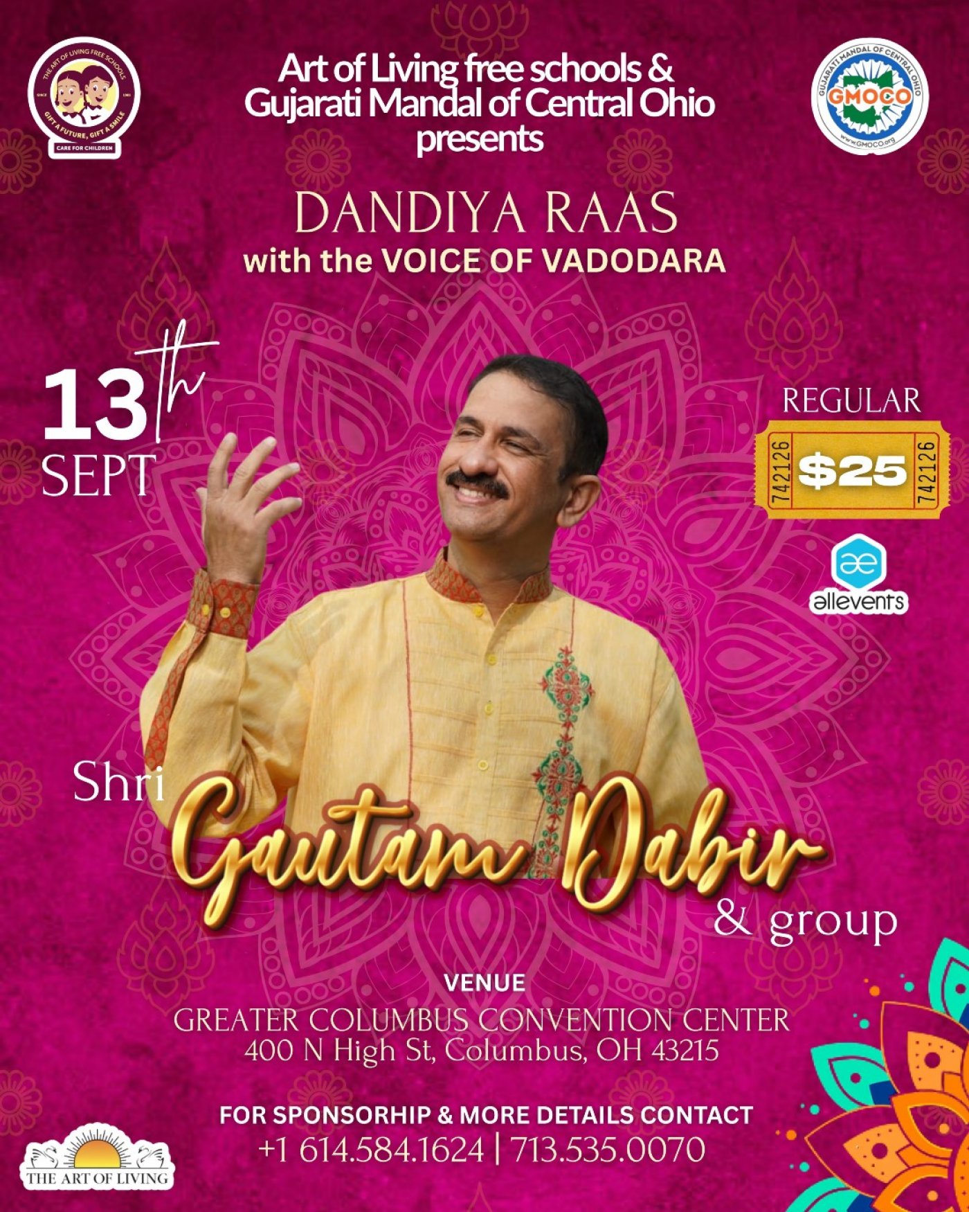 Traditional Garba & Dandiya with Shri Gautam Dabir- Voice of Vadodara!