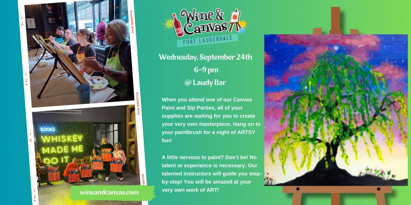 Fort Lauderdale Sip and Paint \u2013 Starlight Starbright