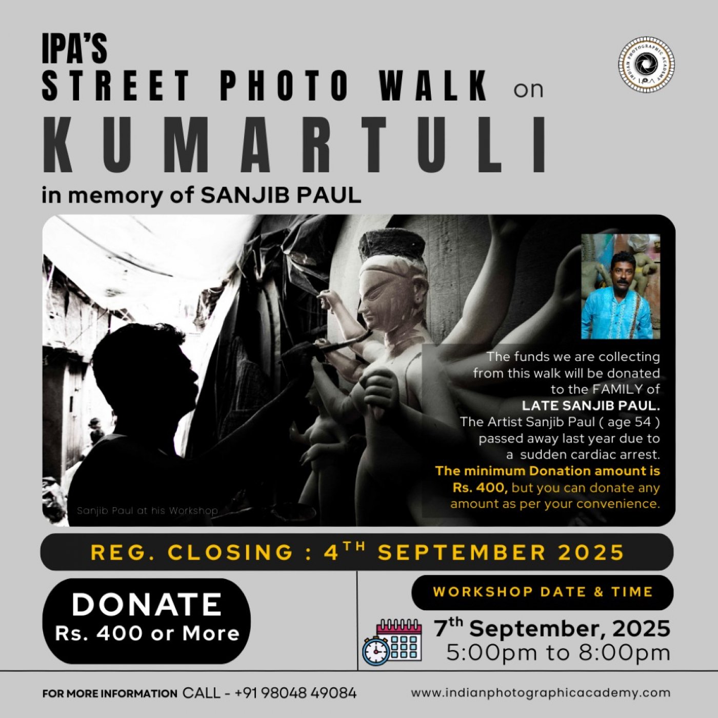 Photowalk at Kumartuli by IPA