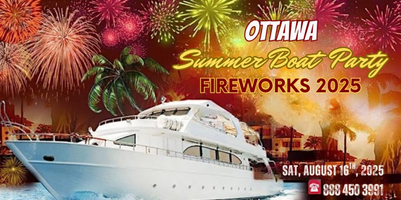 Fireworks on the Ottawa River | Summer Boat Party 2025