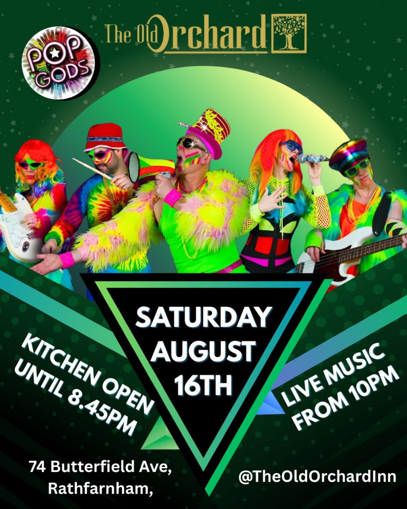Pop Gods Live at The Old Orchard Inn Rathfarnham