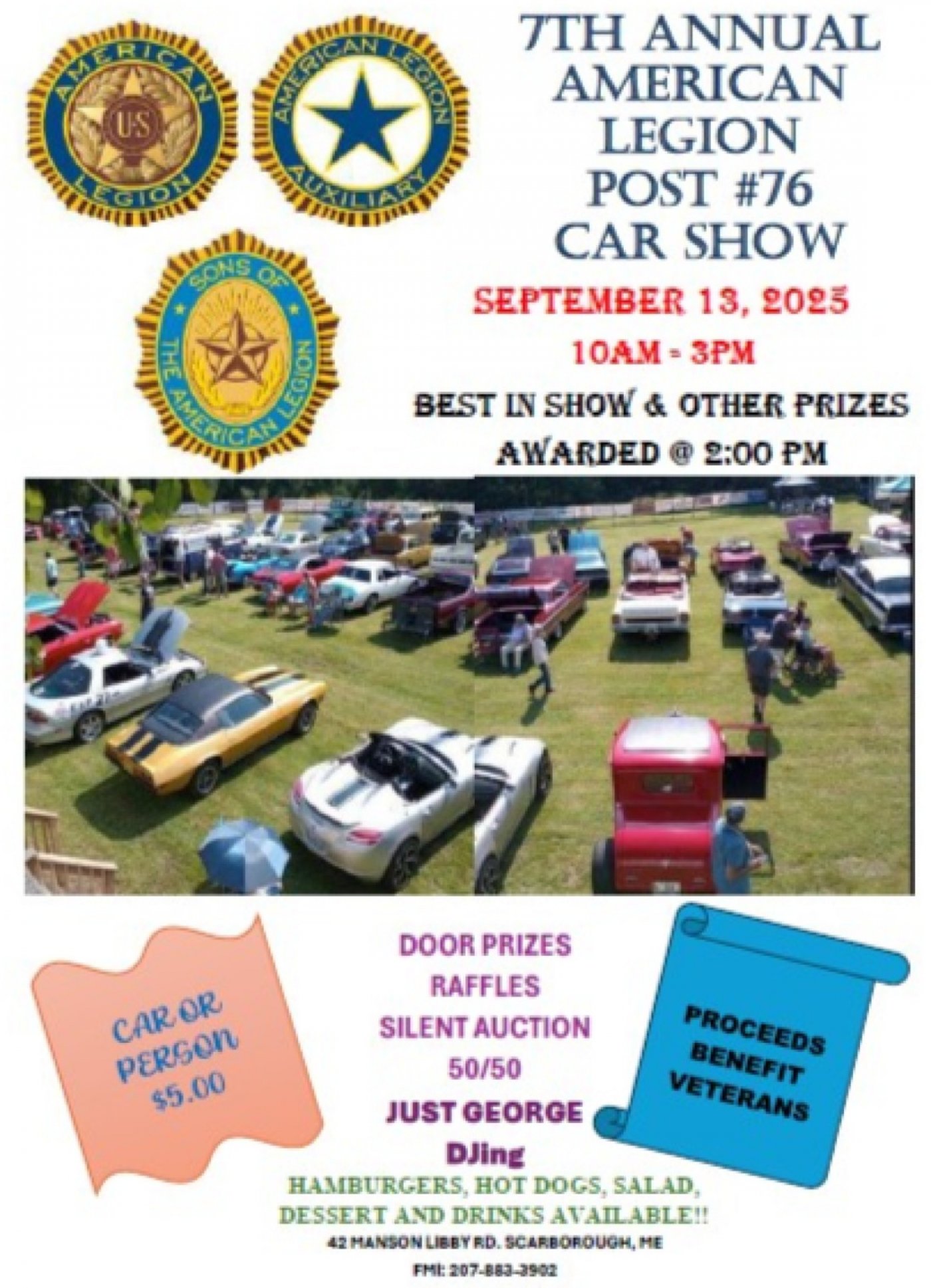 7th Annual American Legion Post 76 Car Show