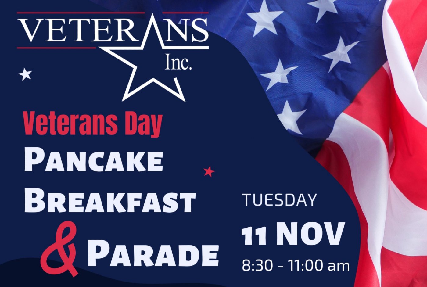 Veterans Day Pancake Breakfast & Parade