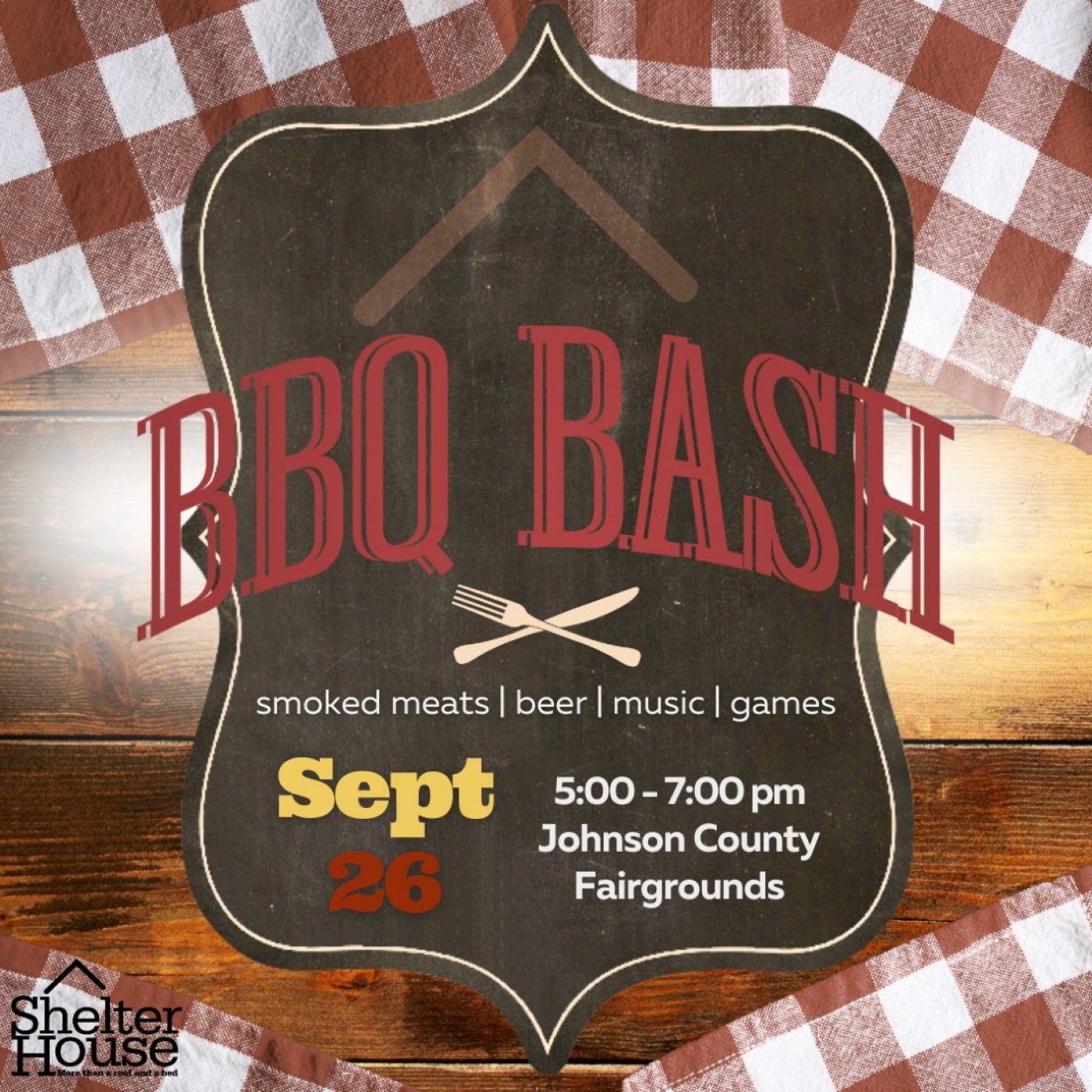 Shelter House BBQ Bash