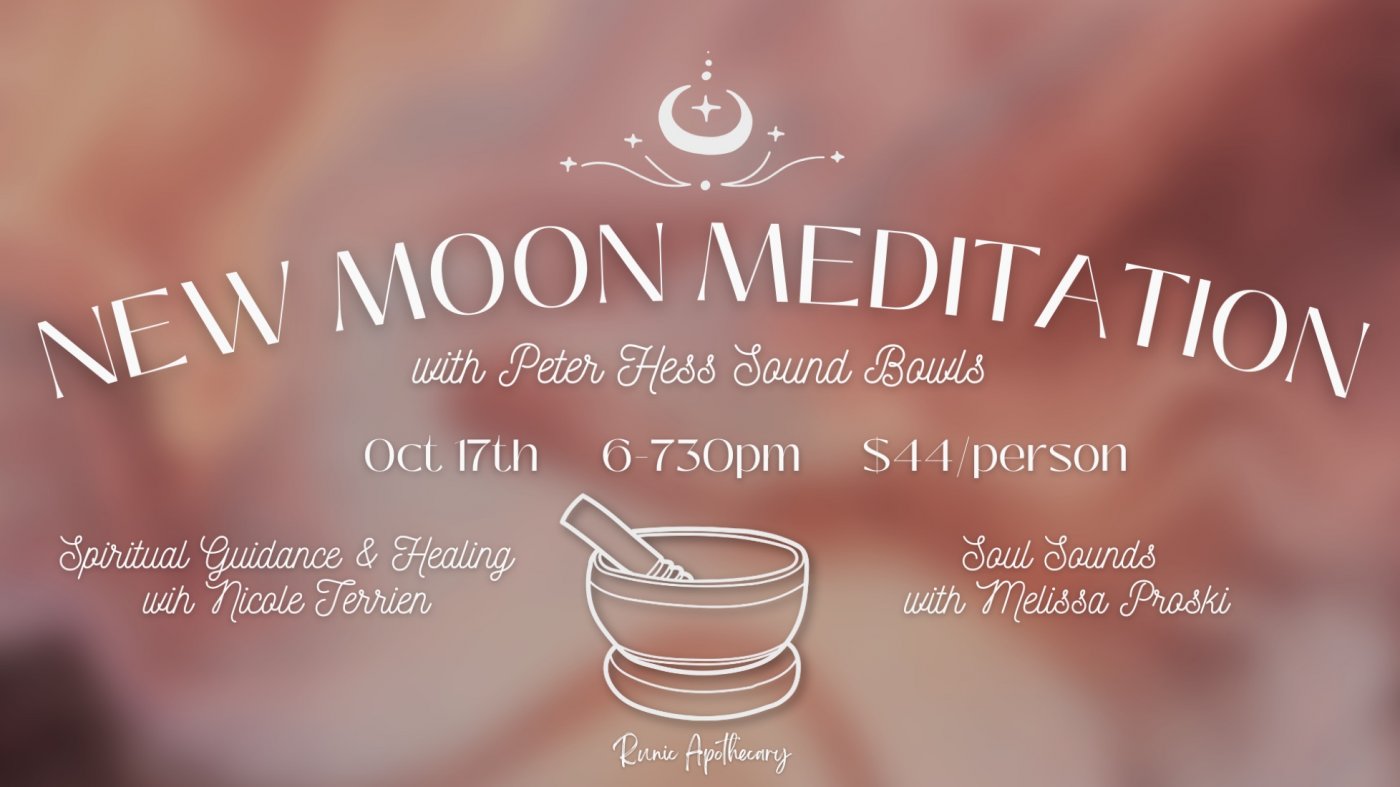 New Moon in Libra Meditation with Peter Hess Sound Bowl Immersion