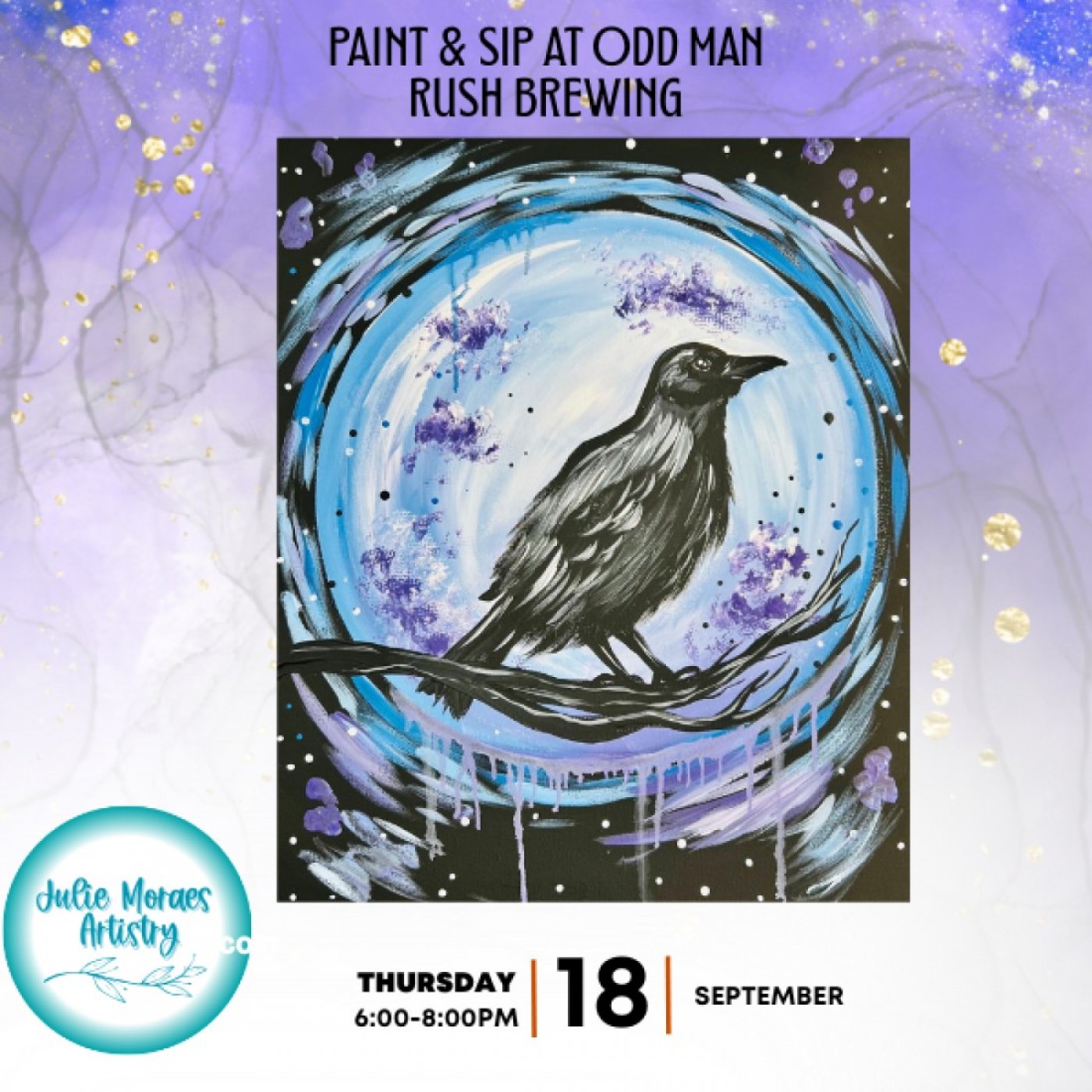 Sip & Paint At Odd Man Rush Brewing (Eagle River) ~ADVANCED RESERVATION REQUIRED