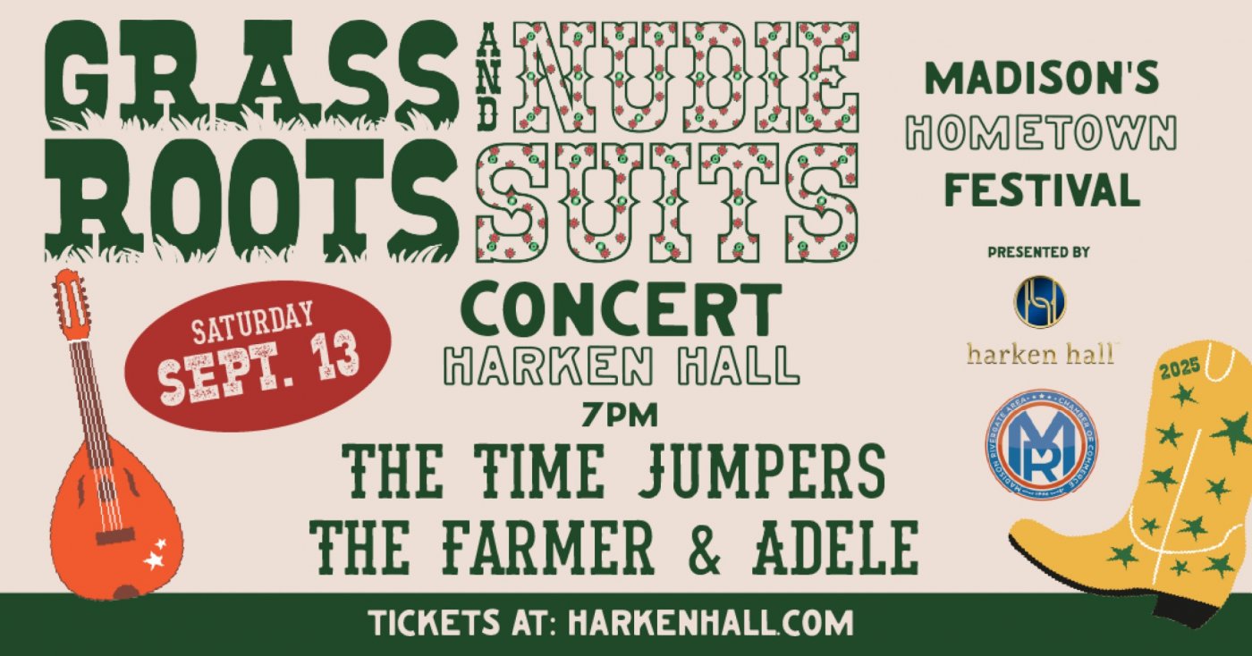 Grassroots and Nudie Suits Concert featuring The Time Jumpers and The Farmer & Adele